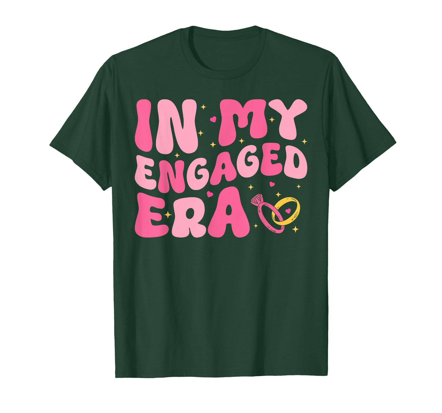 In My Engaged Era Couple Fiance Boyfriend Girlfriend T-Shirt