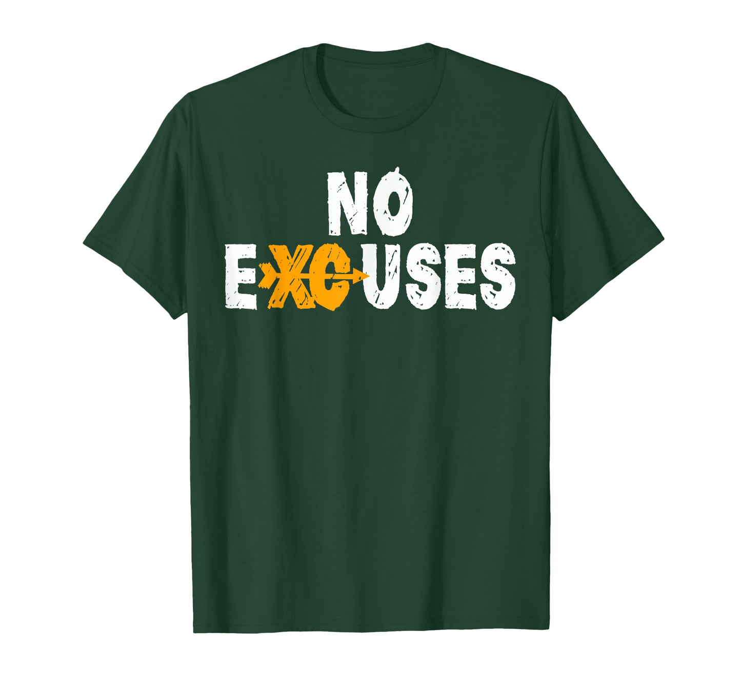 Cross Country Running Shirt for XC Runners - Women's No Excuses XC Running T-Shirt - Black - Small - Short Sleeve - Classic Fit - Cotton & Polyester Blend