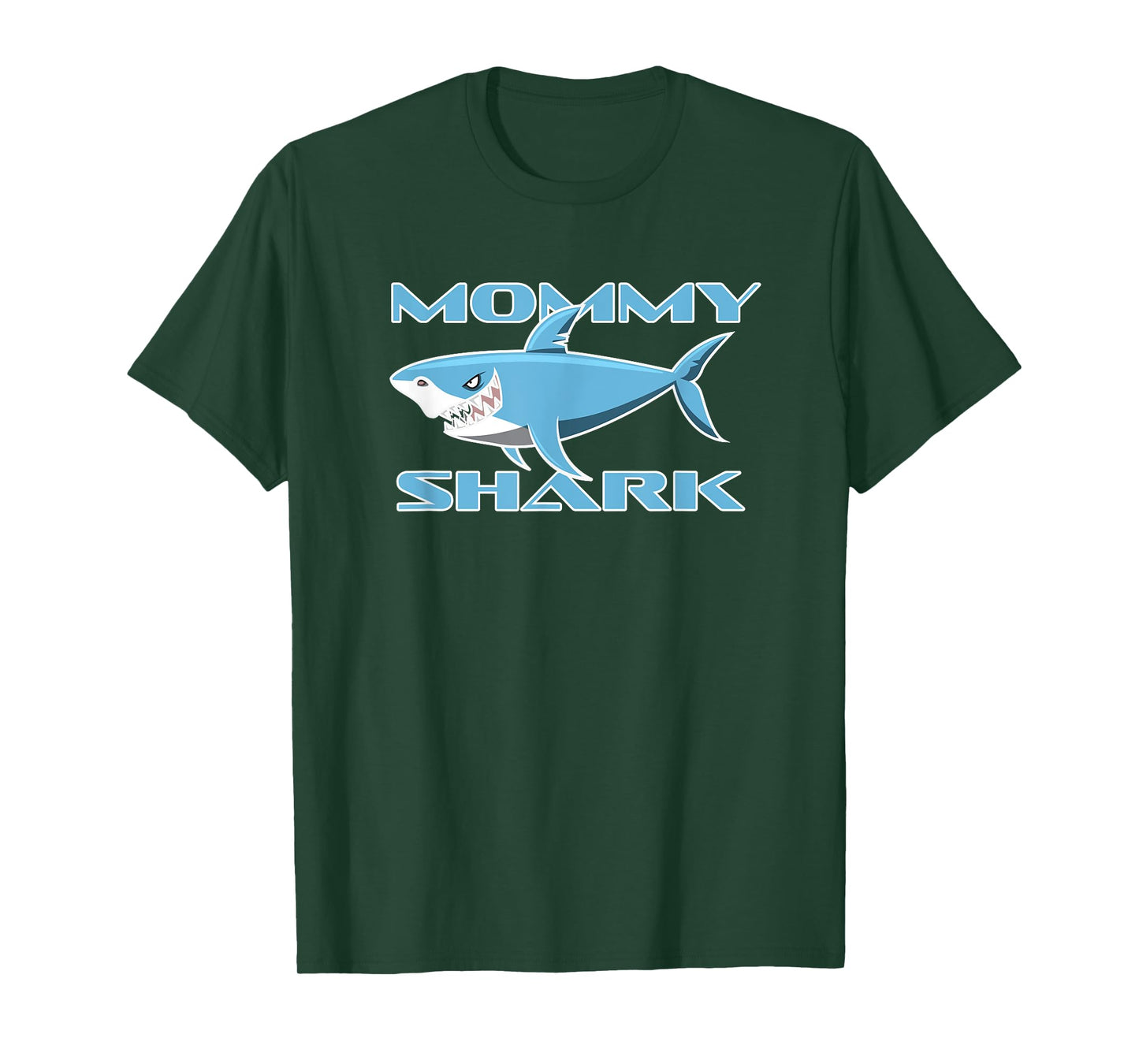 Funny Mommy Shark Matching Family T Shirt - Holiday Gift Tee