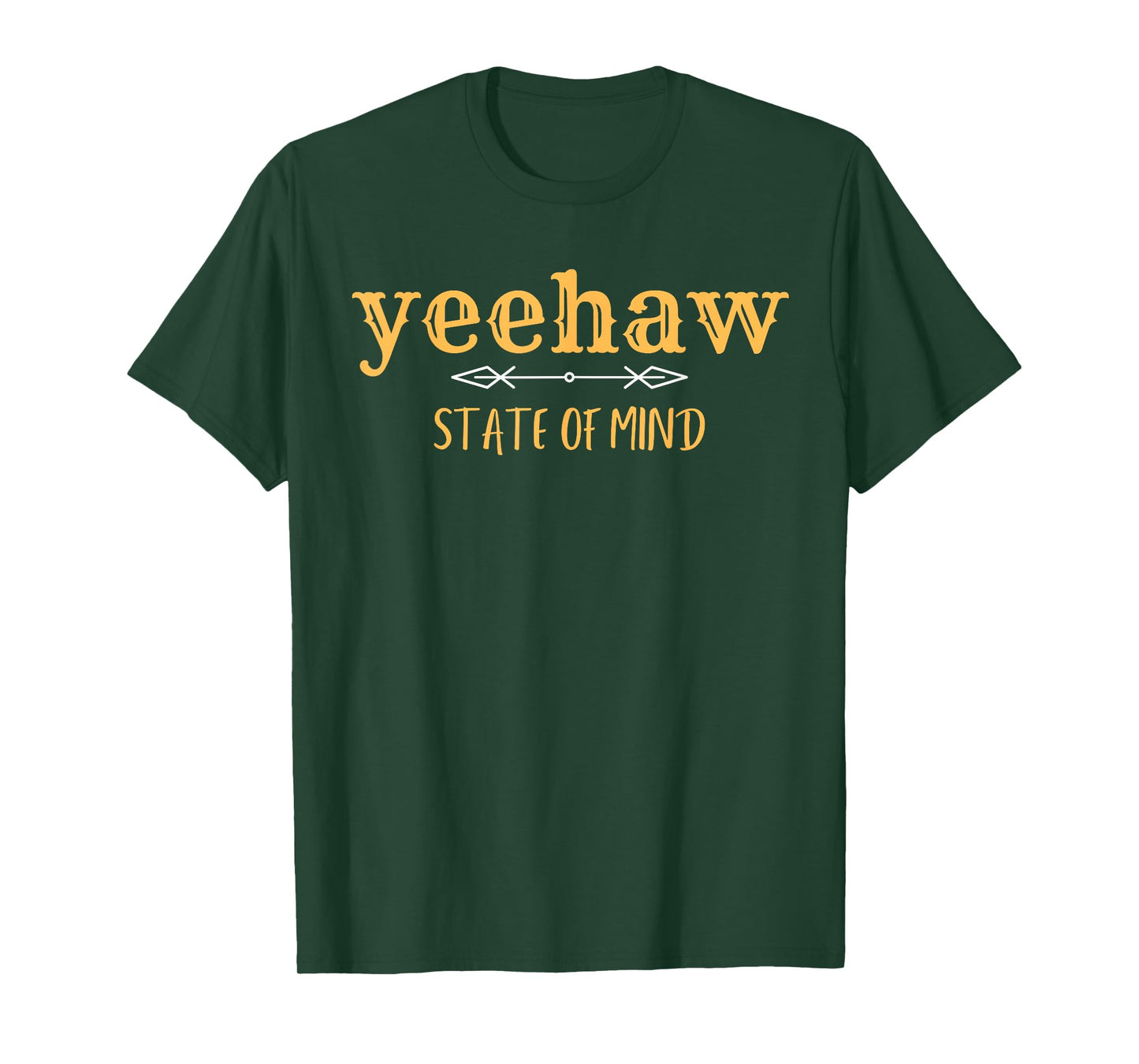 Yee Haw, State, of Mind, Country Fashion Western Boho Farm T-Shirt