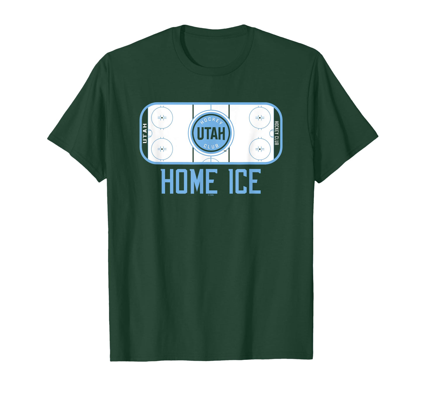 Utah Hockey Club Home Ice Black Officially Licensed T-Shirt