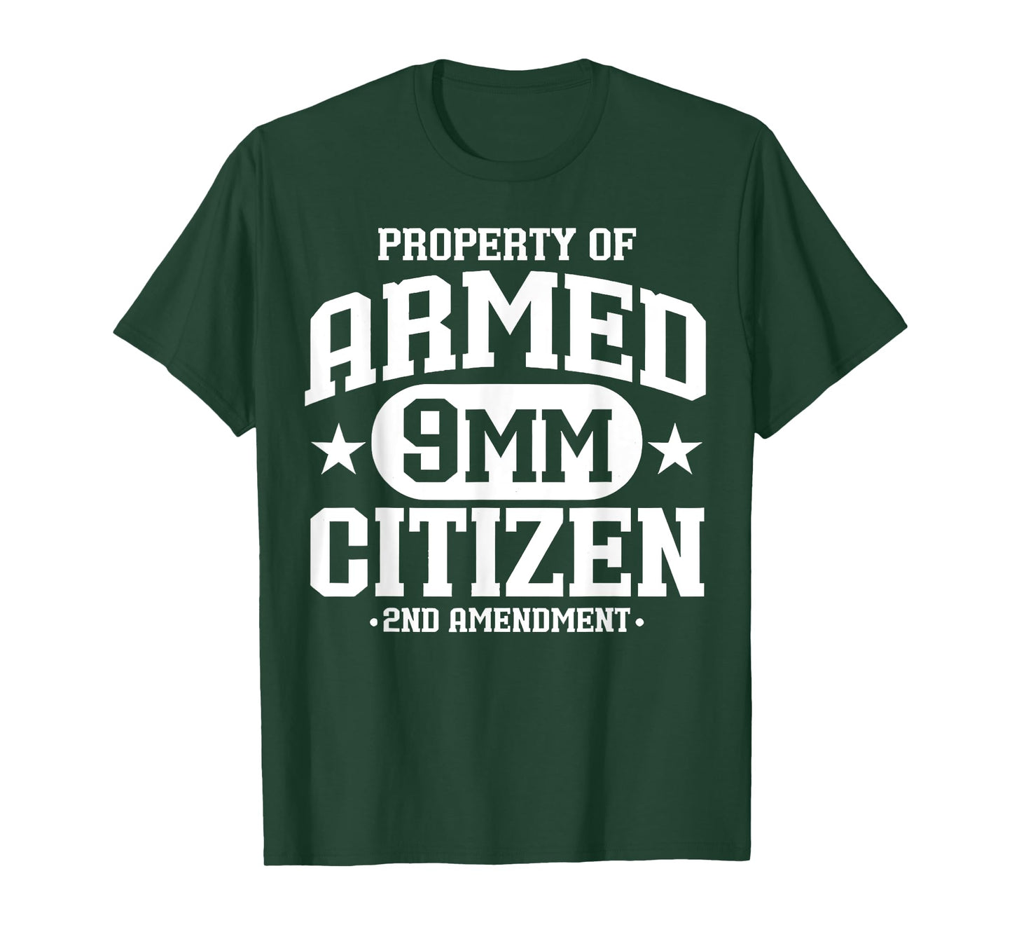 Property Of Armed 9mm Citizen 2nd Amendment T-Shirt