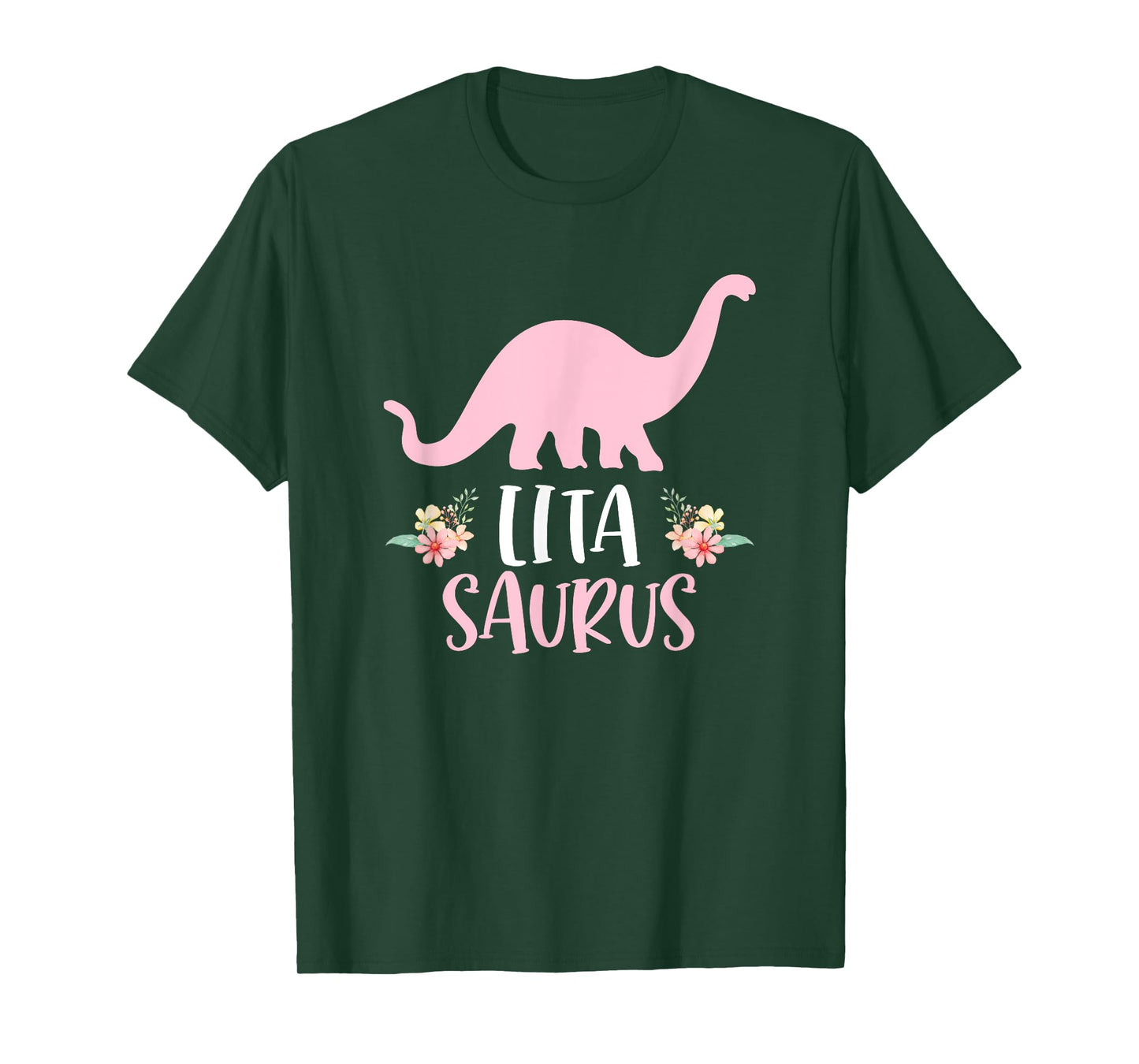 Lita Saurus Spanish Grandma Mother's Day Christmas T-Shirt