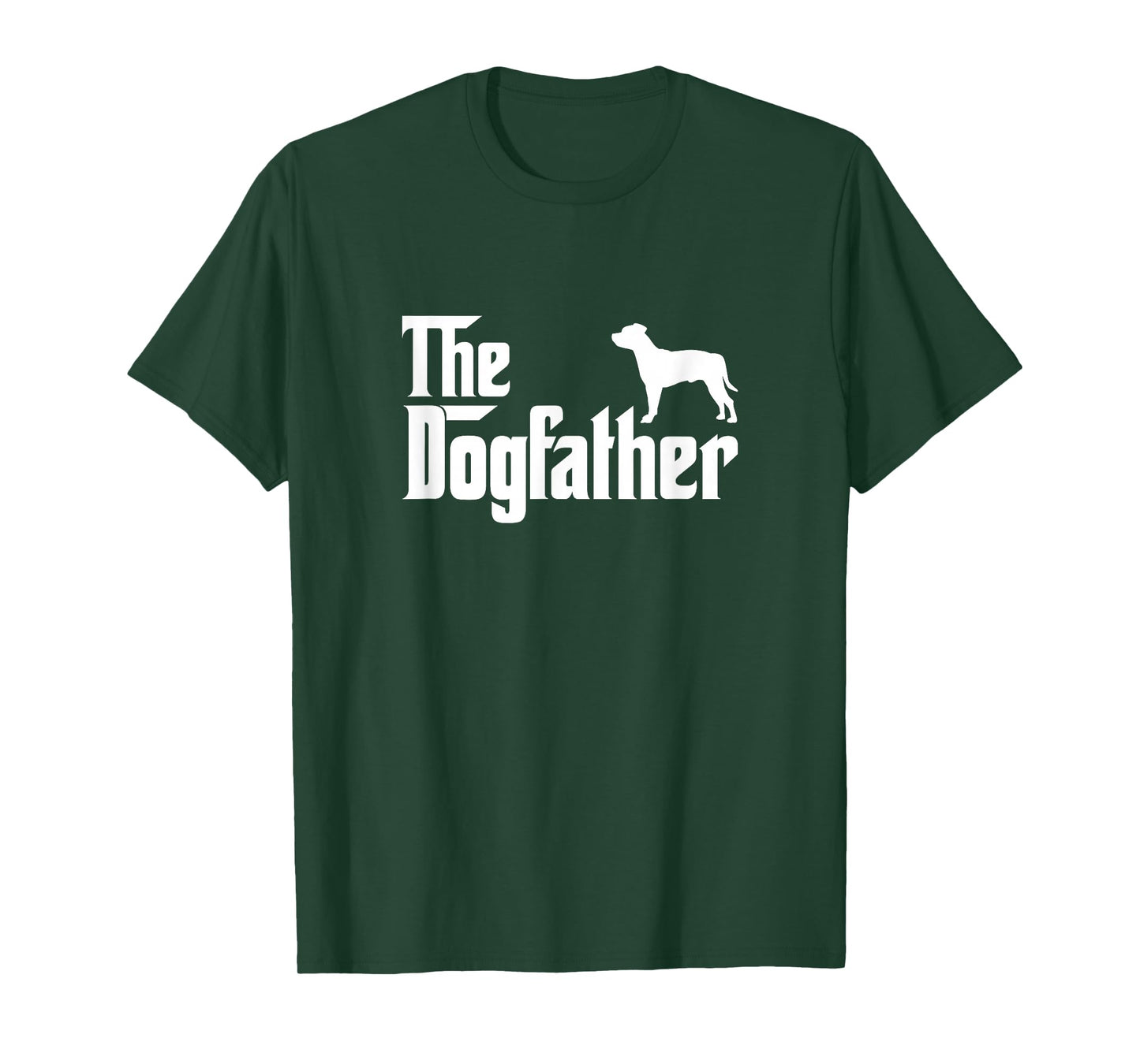 Staffordshire Bull Terrier Lover Gift DogFather T-Shirt