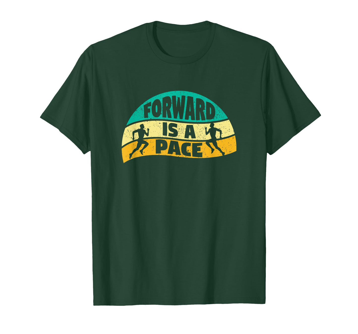 Slow Running Funny Jogging Marathon Runner Forward Is A Pace T-Shirt