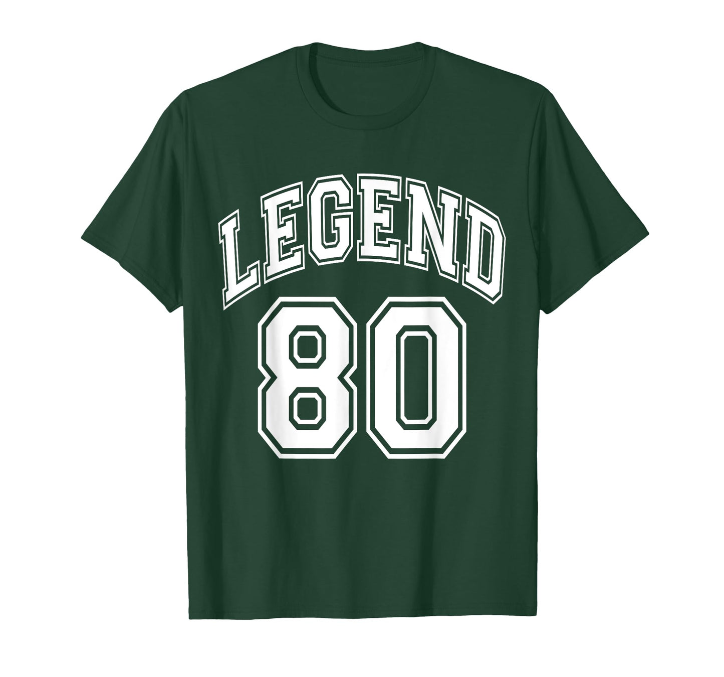 Legend 80 Number Varsity Team - 80th Birthday & 80 Years Old T-Shirt