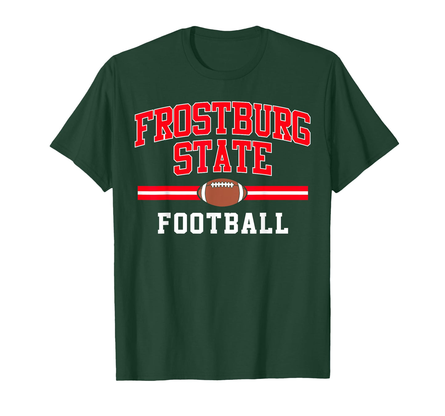 Frostburg State University Football Arch Vintage Design T-Shirt