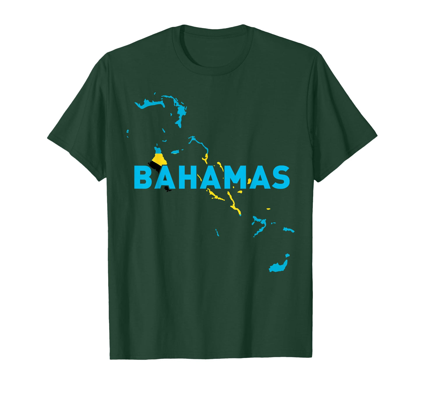 Proud Family and Patriotic Flag of Country Bahamas T-Shirt