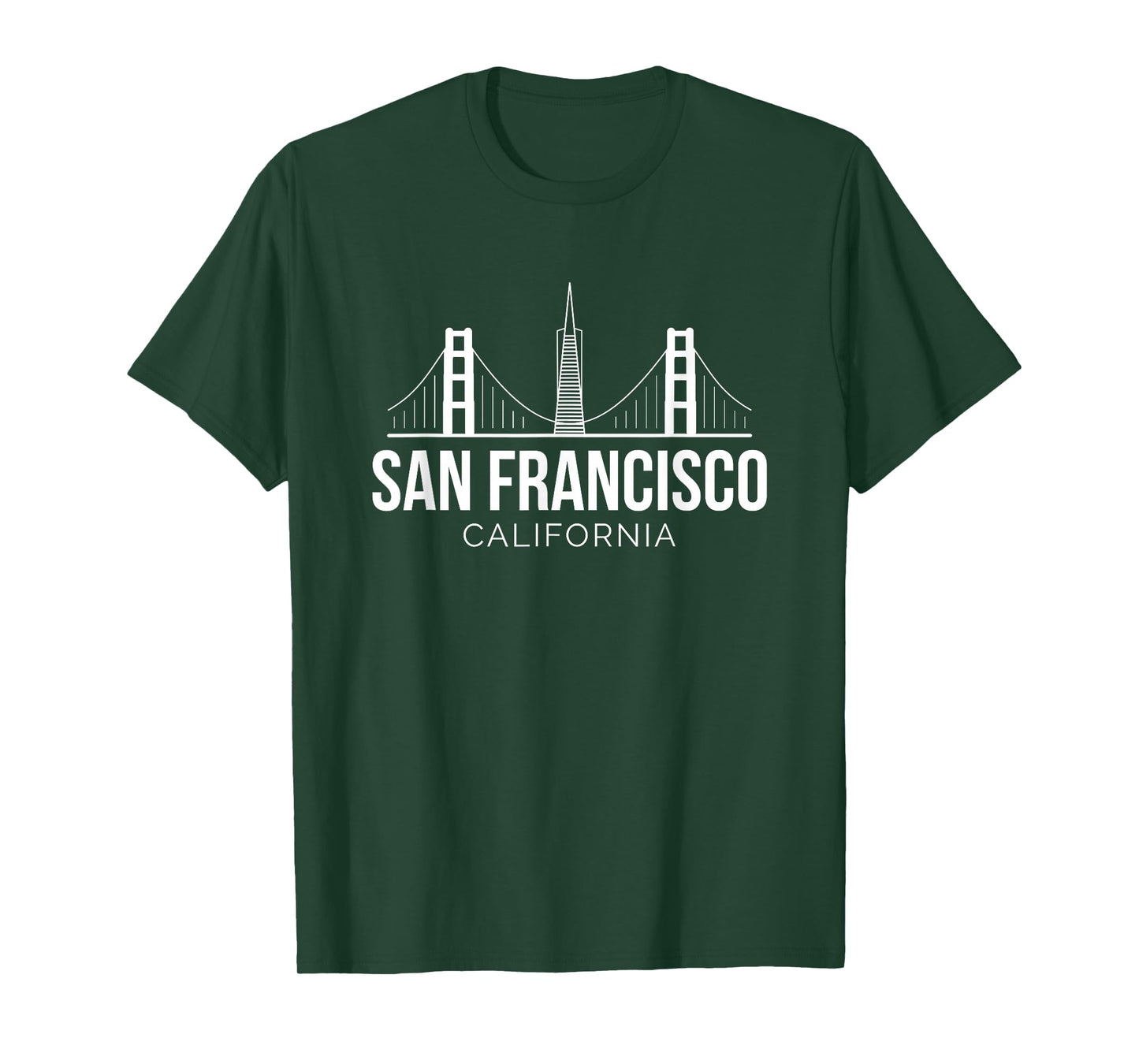 San Francisco SF Bay Area California Skyline T Shirt T-Shirt