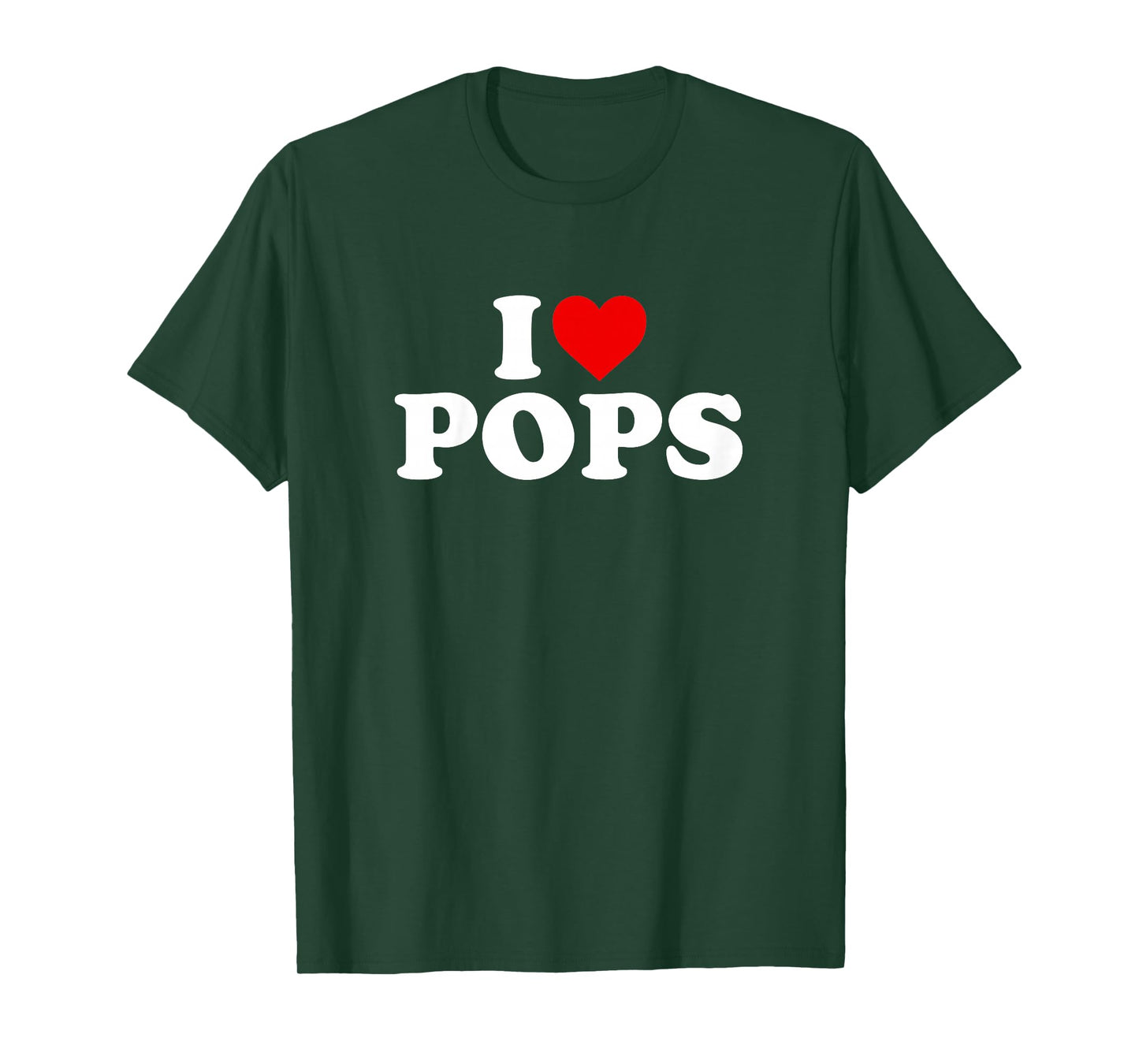 I Love Pops Shirt For Boy Girl Toddler Children Youth T-Shirt