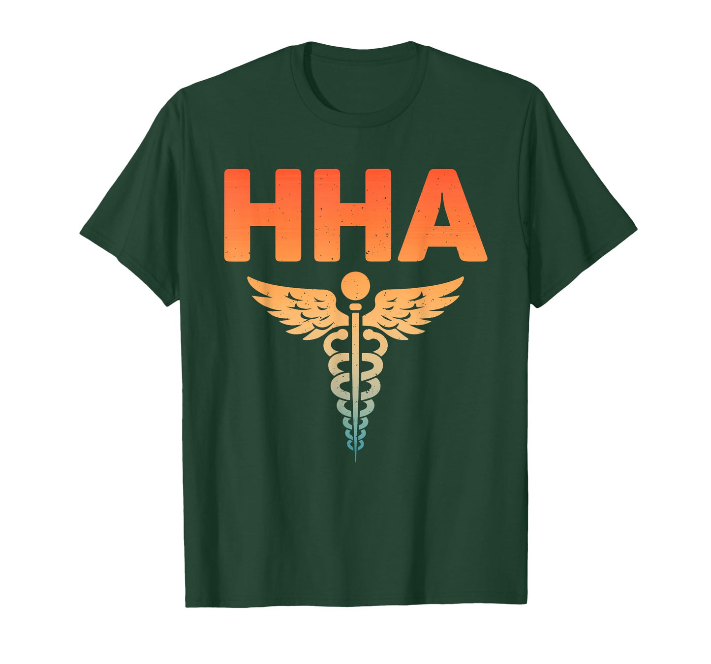 Cool Home Health Aide Art for Men Women Caregiver HHA Nurse T-Shirt
