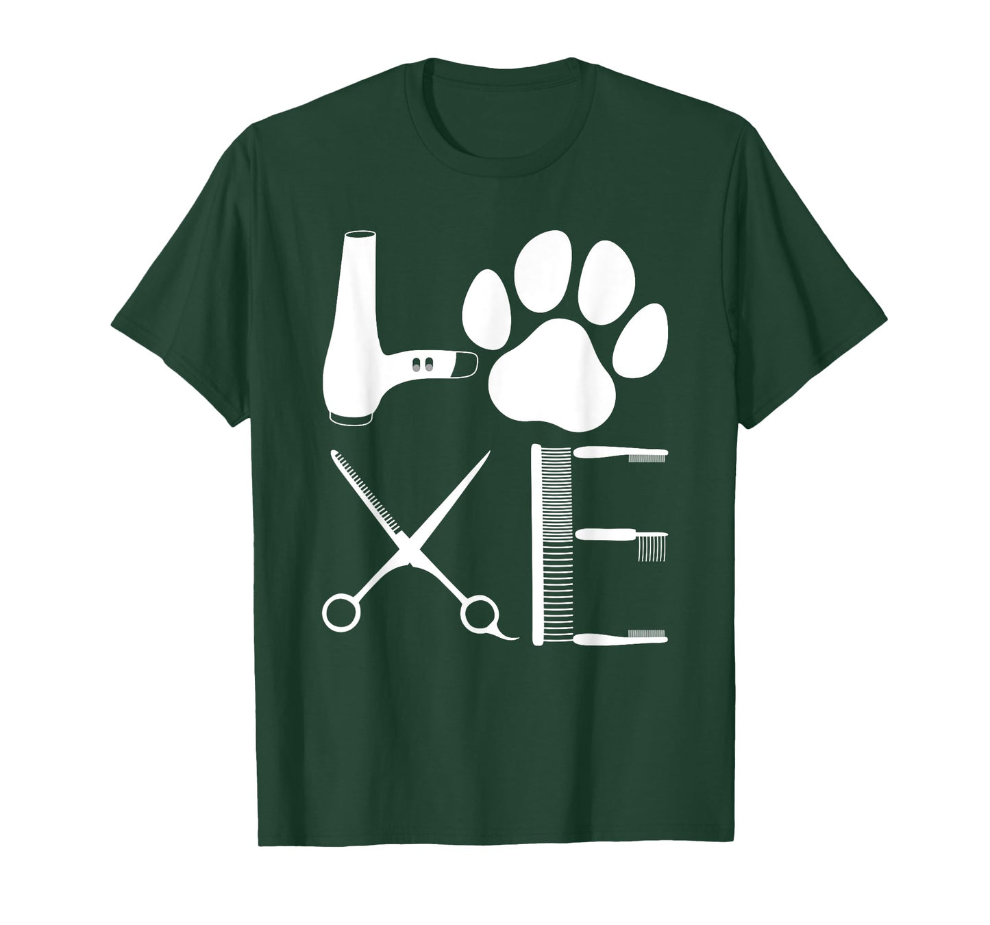 Cool Dog Groomer For Men Women Pet Grooming Puppy Dog Owner T-Shirt