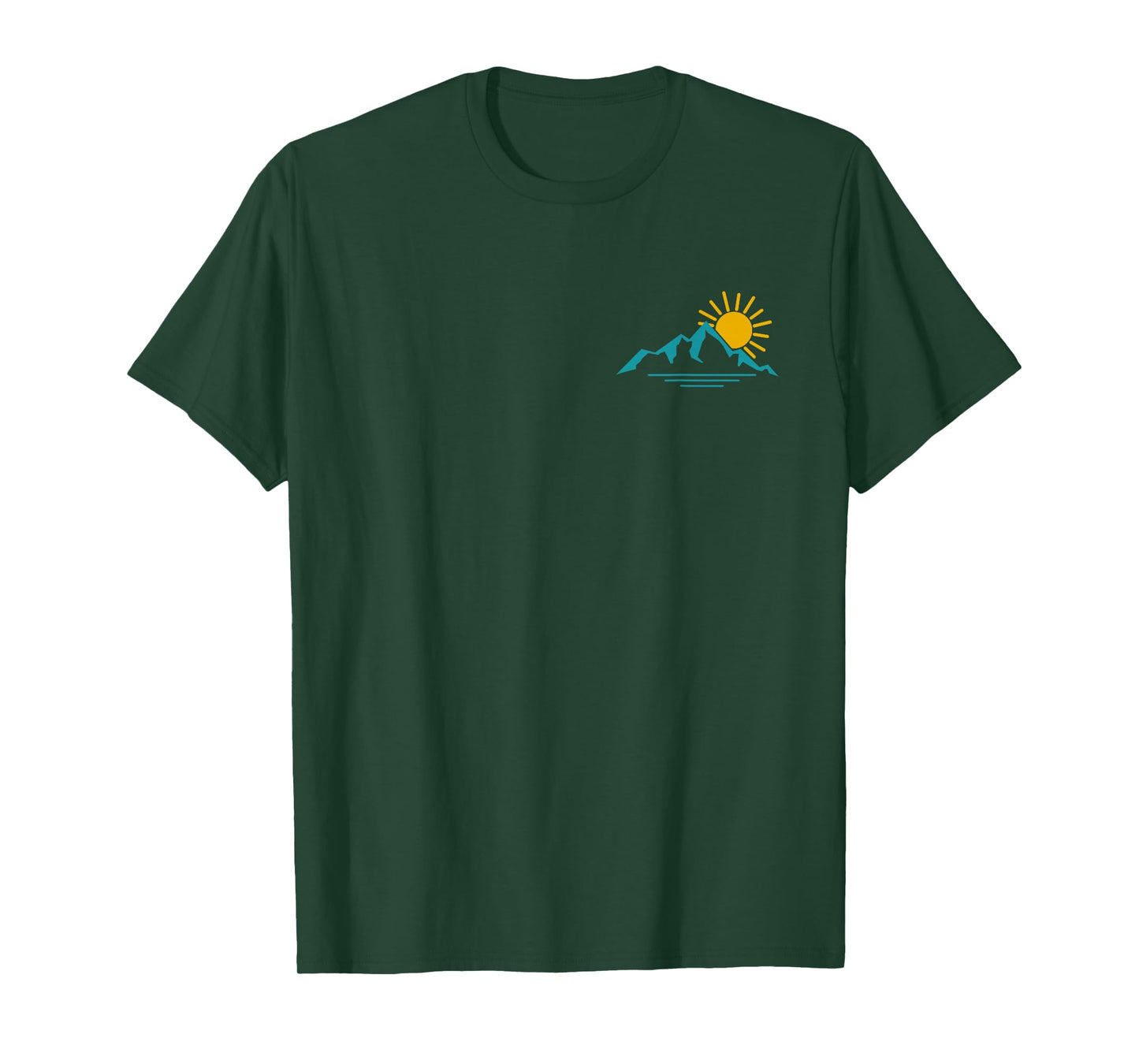 Nature Sunrise Mountains Hiking Camping Camper Outdoors T-Shirt