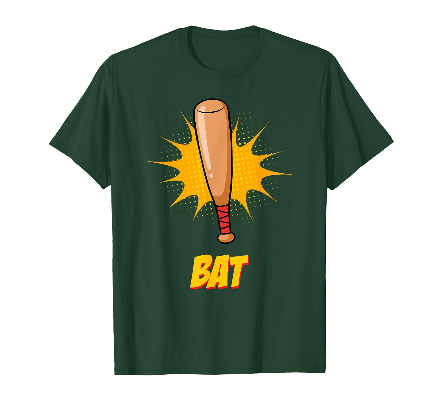 Bat And Ball Matching Couple Halloween Baseball Best Friends T-Shirt