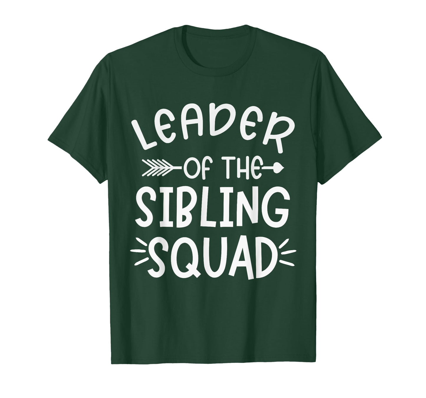 Leader Of The Sibling Squad Family Matching Sister Brother T-Shirt