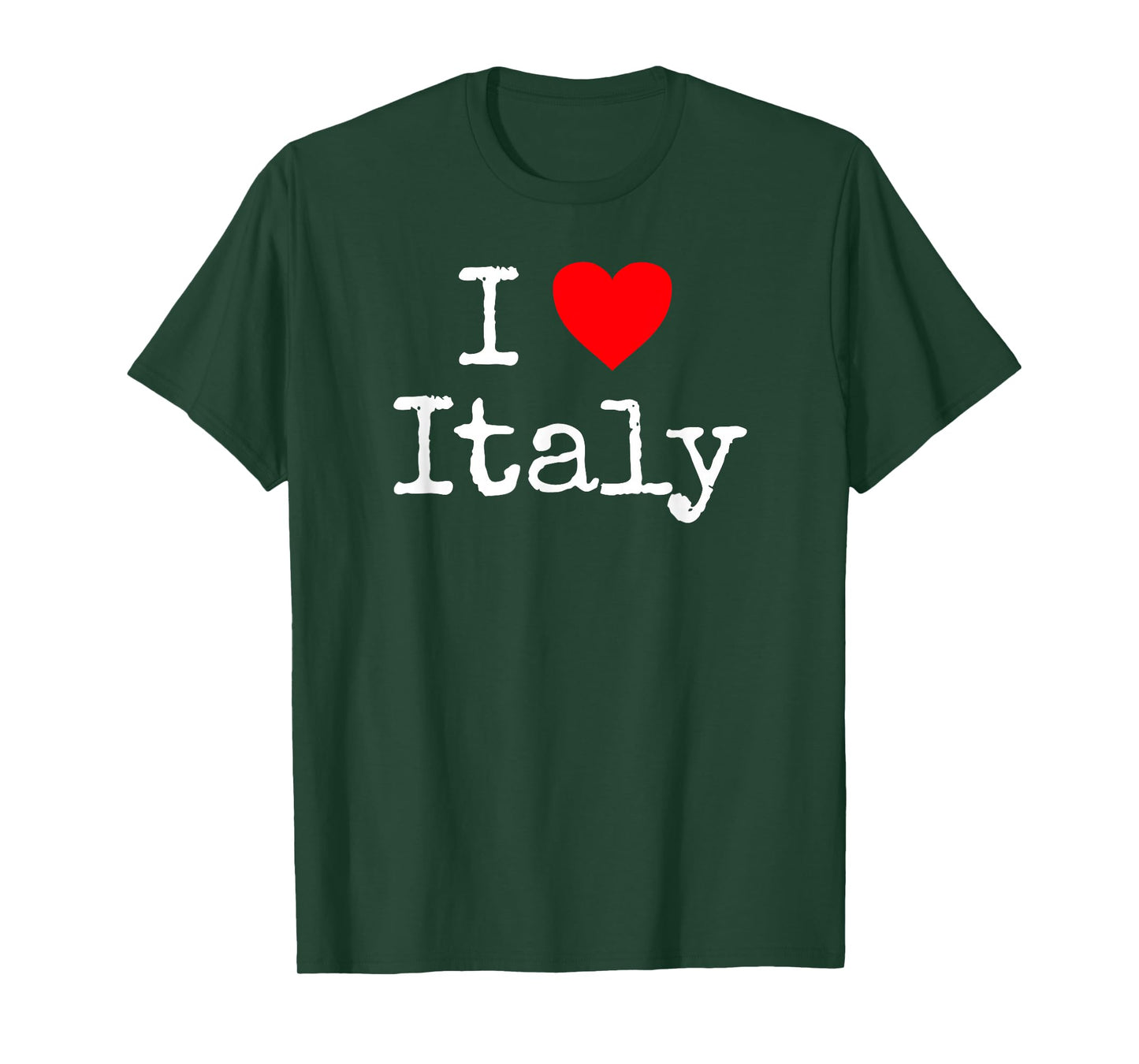I Love Italy Italia T-Shirt T-Shirt