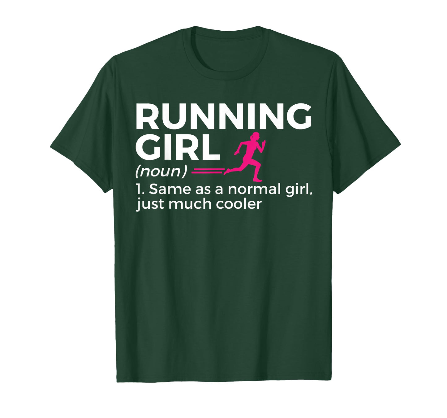 Running Girl Definition Funny Runner T-Shirt
