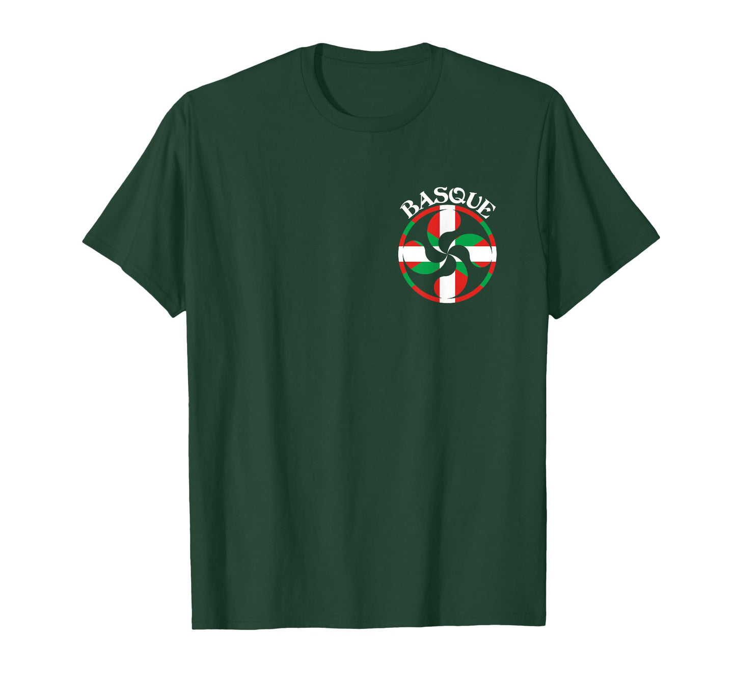 Basque Flag Lauburu, Basque Country, Basque Lauburu, Basque T-Shirt