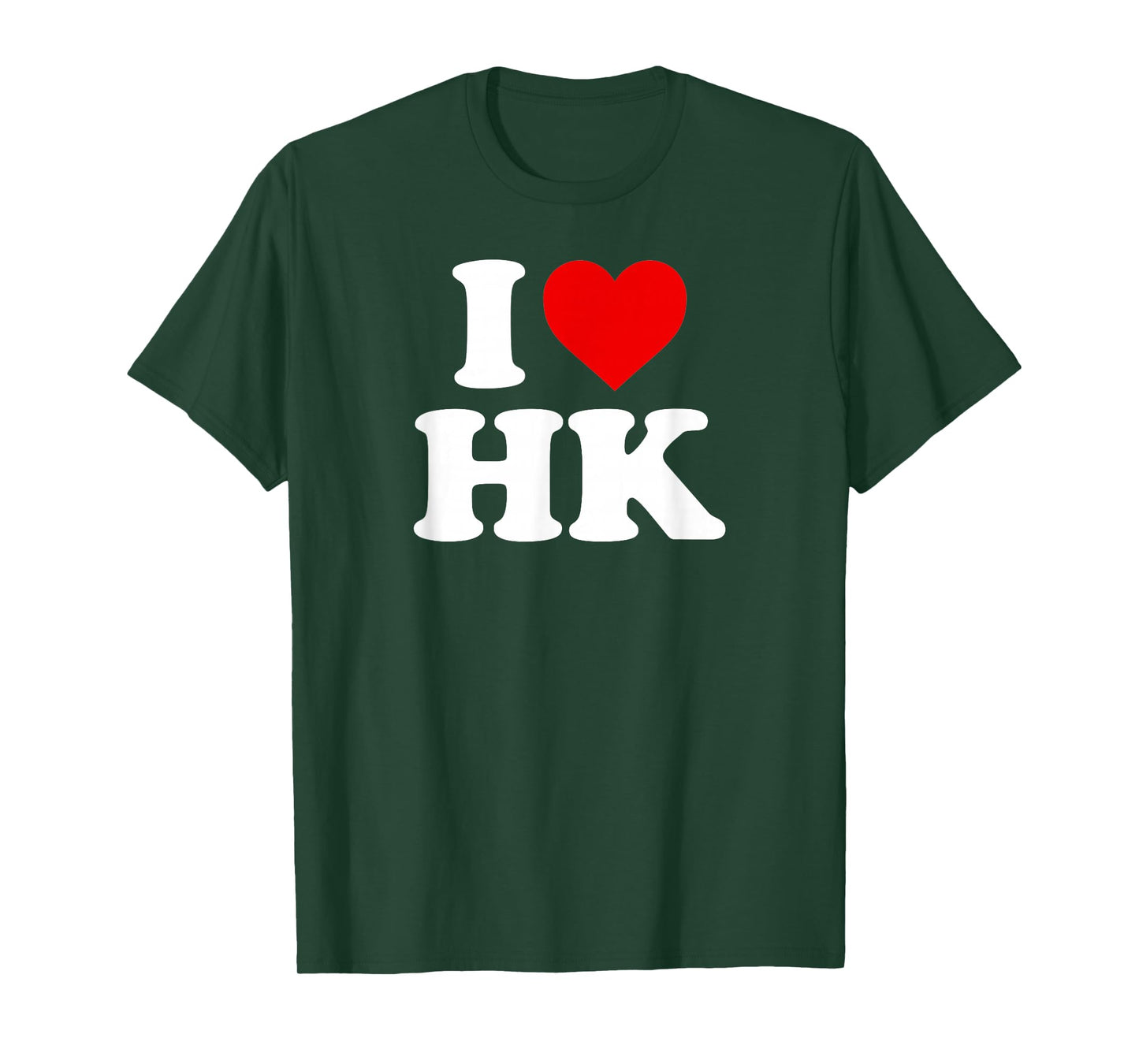 I Love HK - Heart Hong Kong T-Shirt