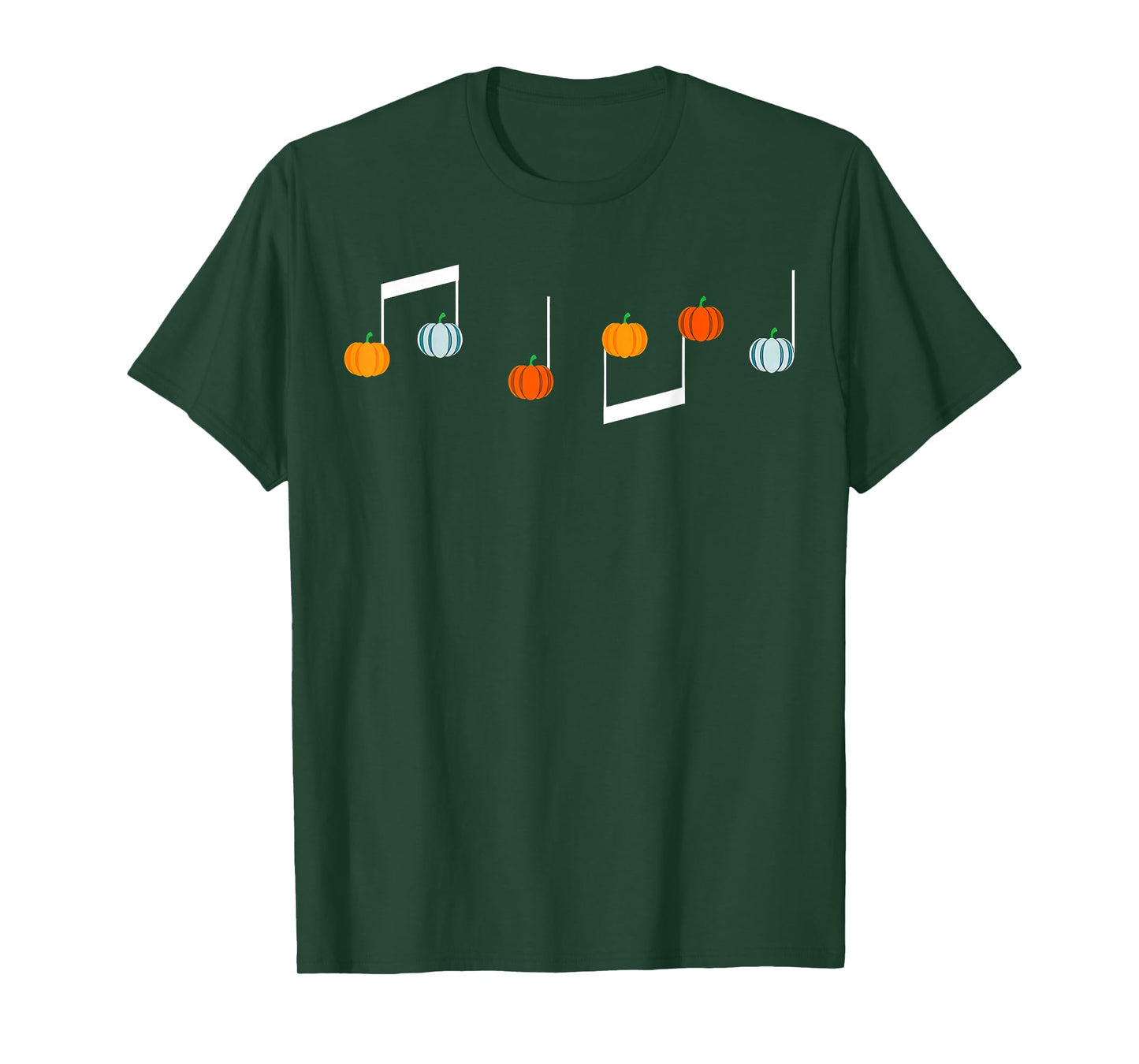 Music Note Pumpkin Fall Music Teacher Halloween Costume T-Shirt