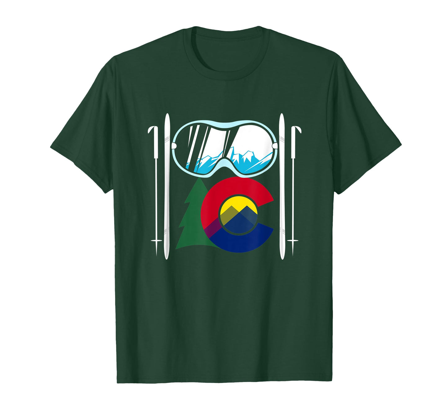 Funny XC Skiing Cross-Country Ski Gift T-Shirt