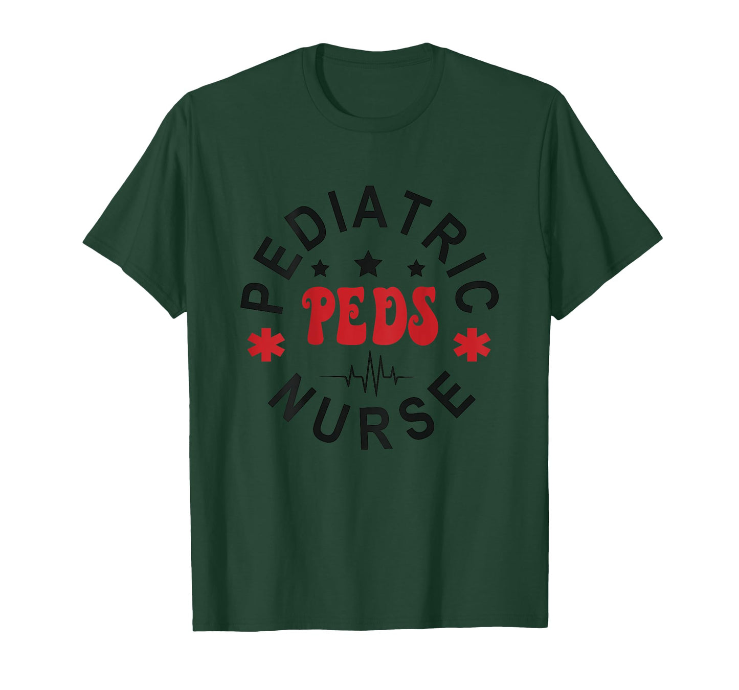 Pediatric Nurse Pediatric Emergency Nurse Peds Nurse Back Of T-Shirt