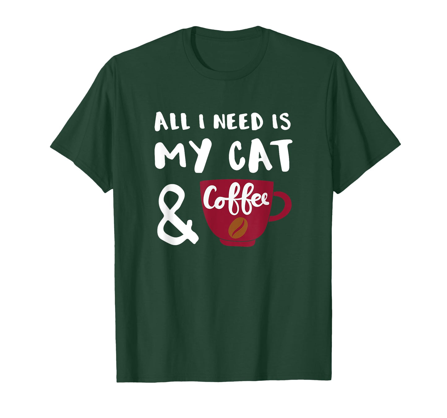 Cat Coffee Cat Lover Kitty Caffeine T-Shirt