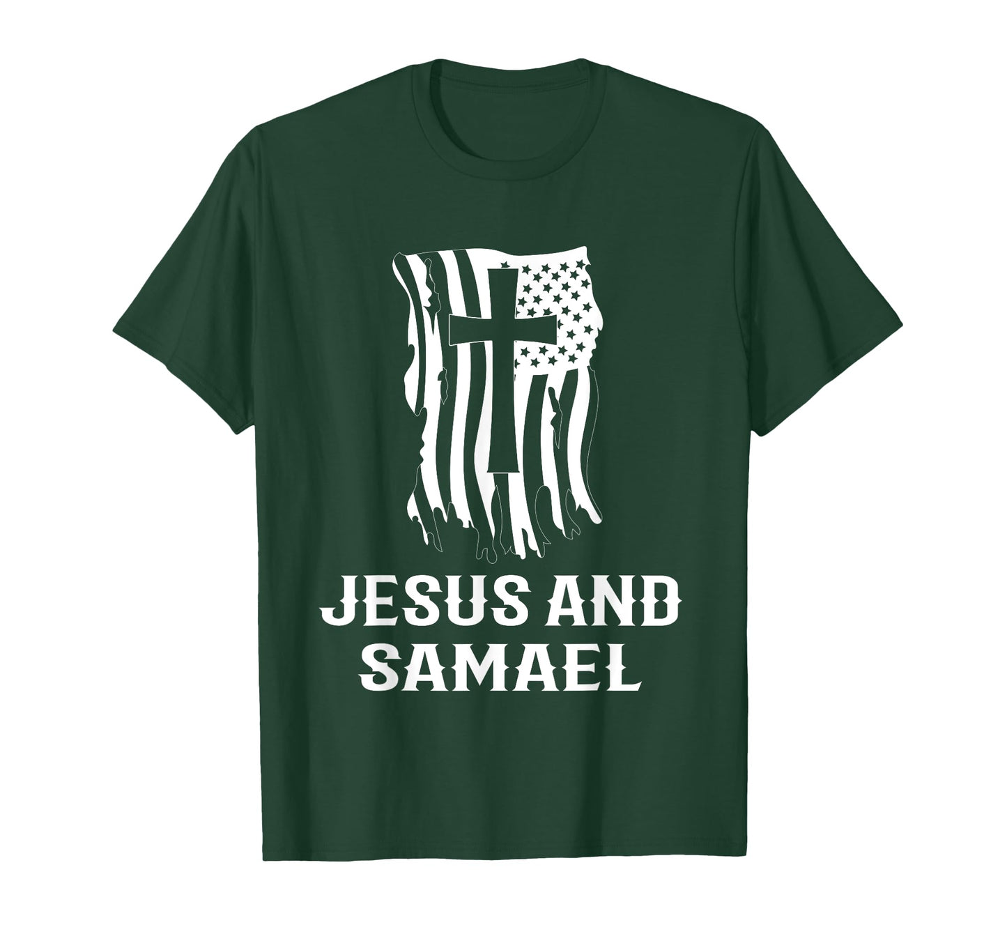 Jesus and Saint Samael the Archangel Catholic Prayer Design T-Shirt