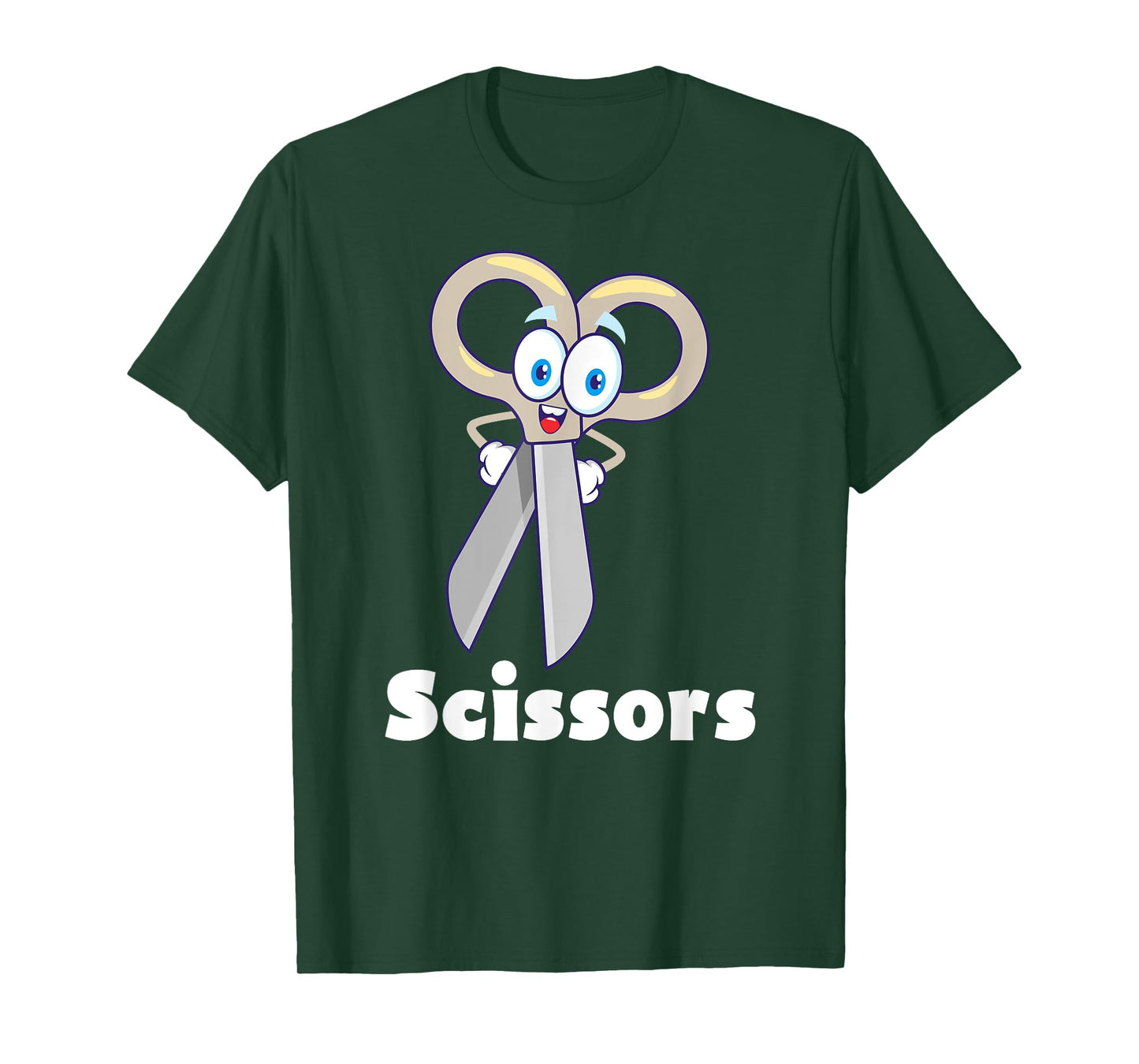 Funny Scissors Paper Rock Halloween Costumes Group Family T-Shirt