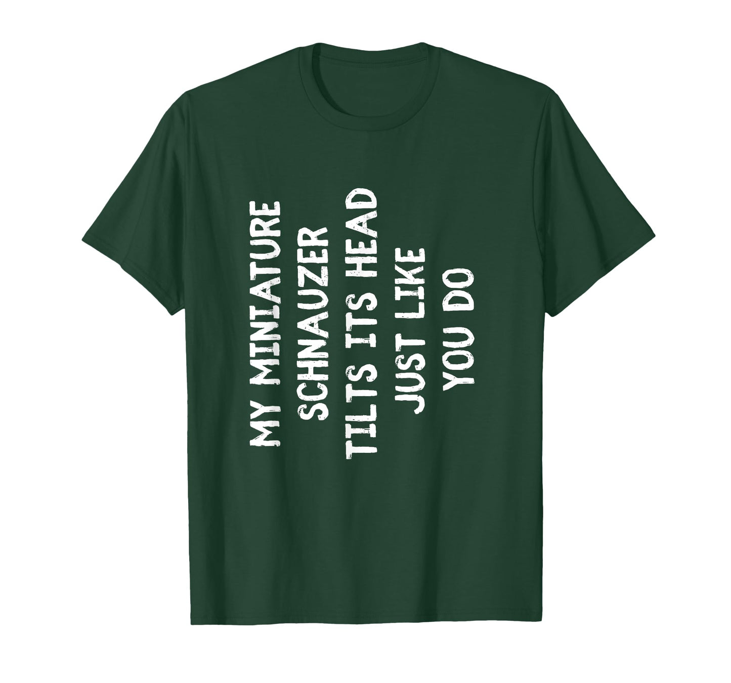 Miniature Schnauzer Funny Dog Lover Gift Cute Women Men Kids T-Shirt