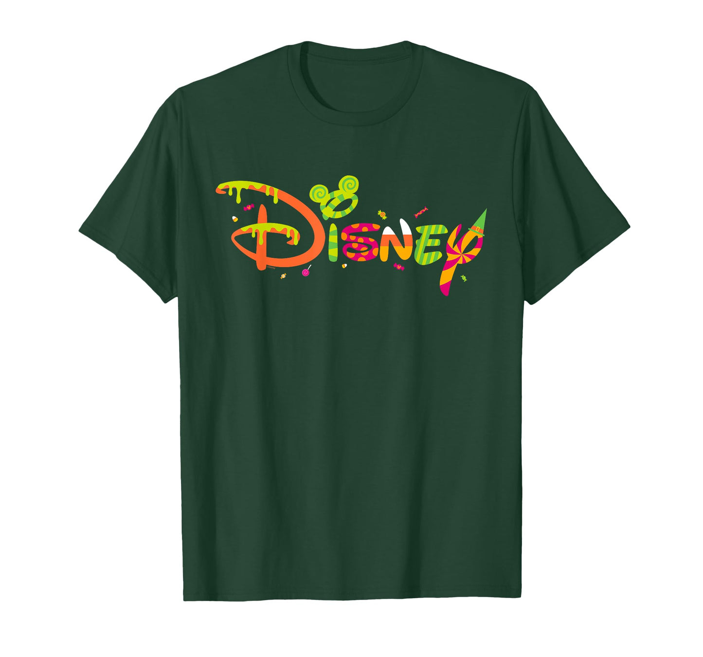 Disney Halloween Treats Script Logo Matching Vacation Trip T-Shirt