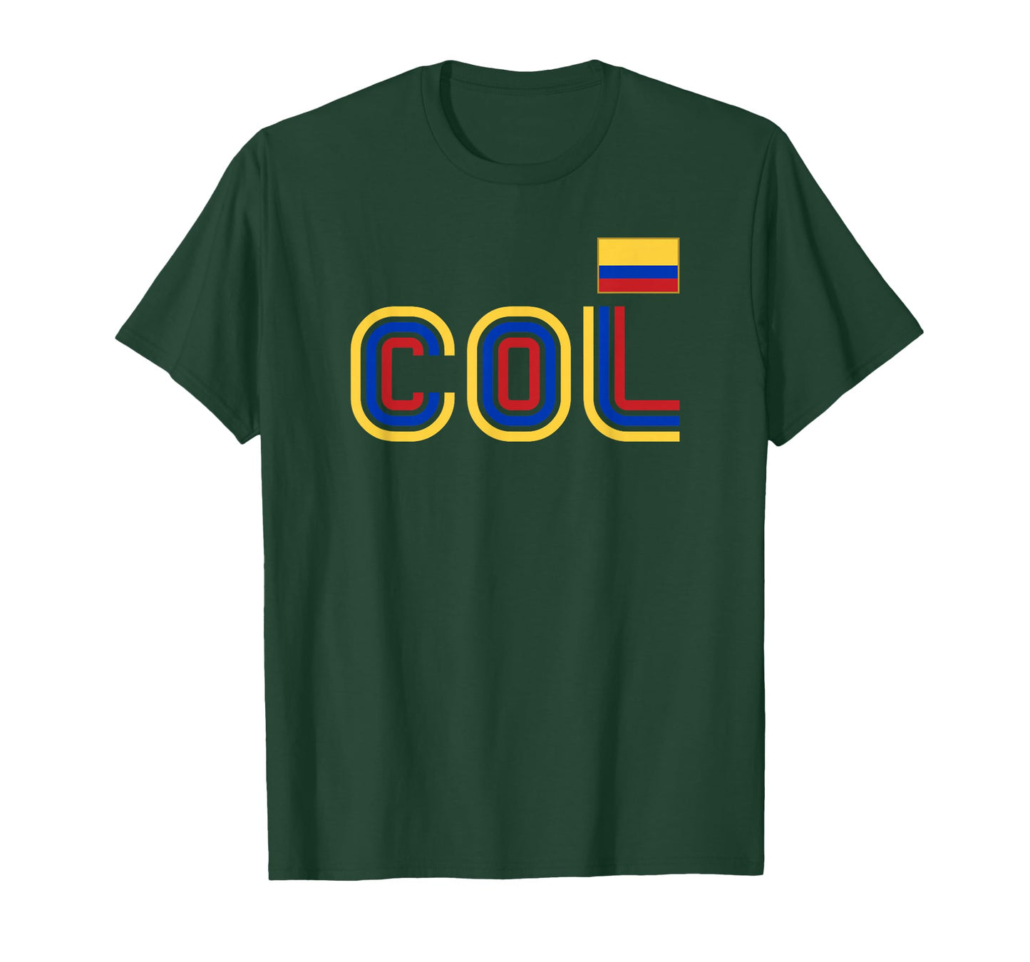 Colombia Flag Retro International Country Colombian Pride T-Shirt