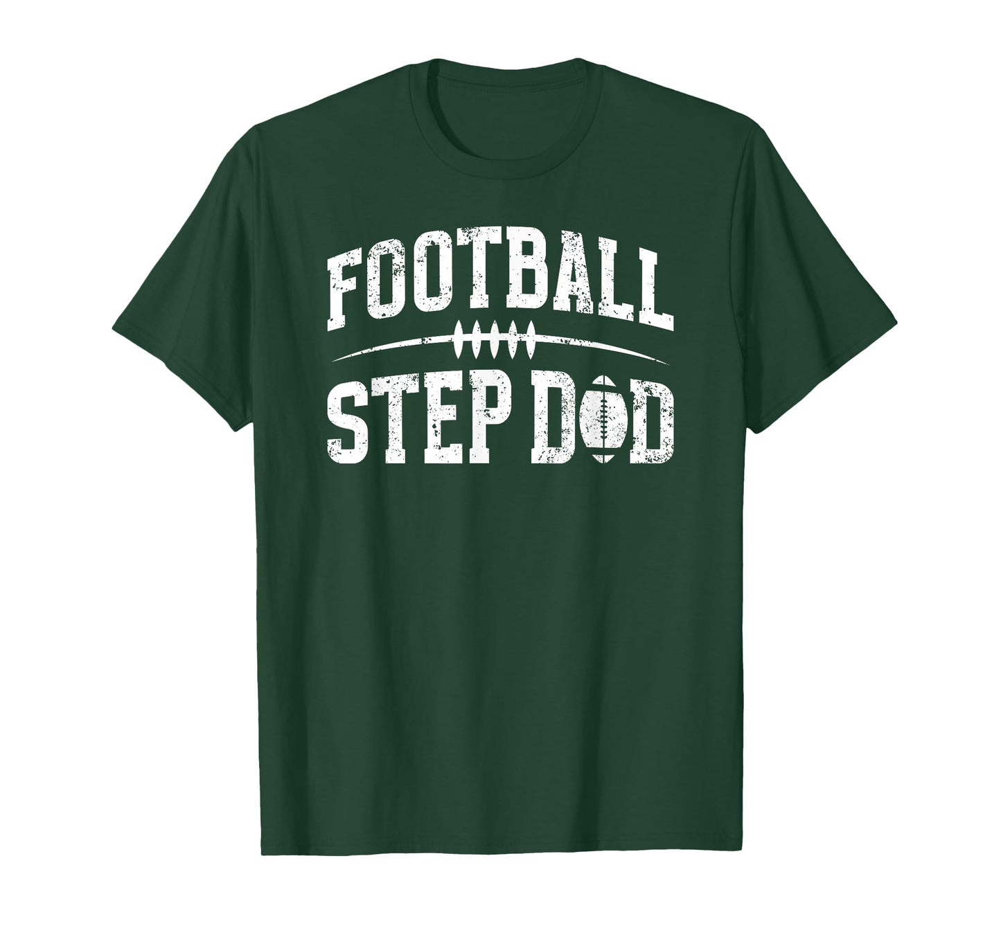 Football Step Dad Of A Football Player Stepfather T-Shirt