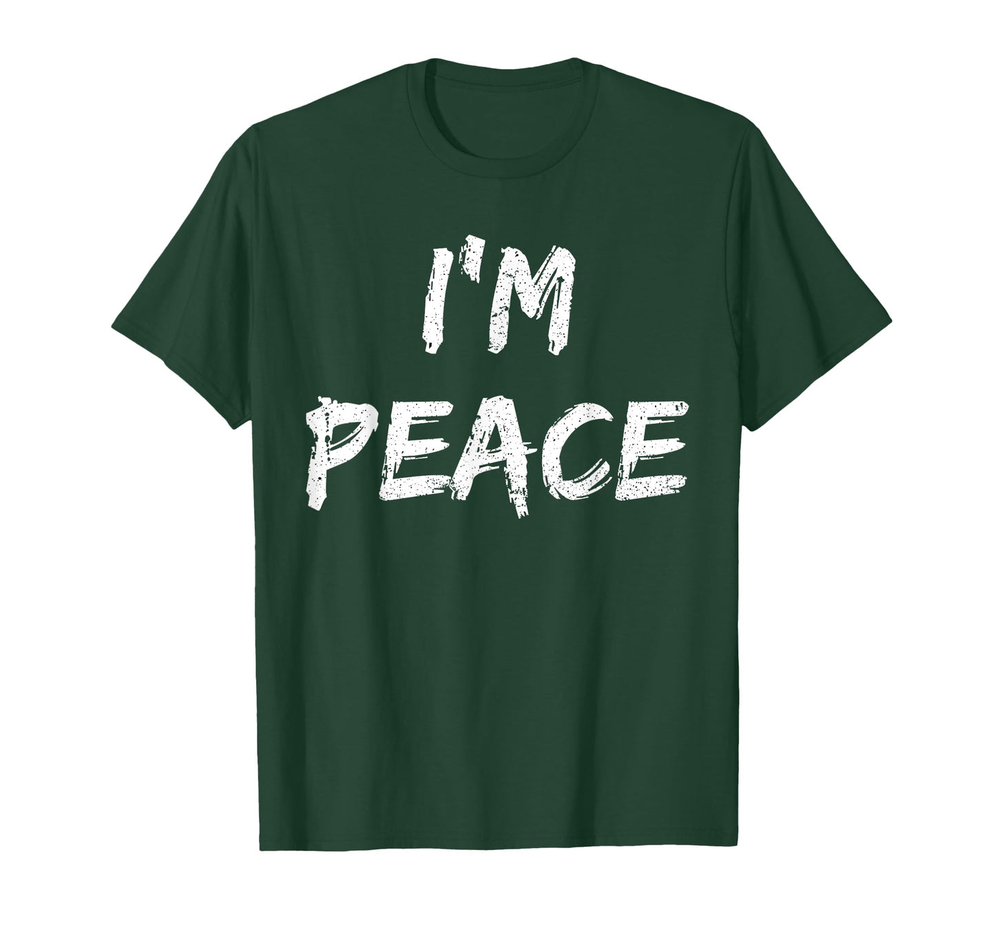 Womens Shirt I Come in Peace I'm Peace Funny Matching Couple T-Shirt