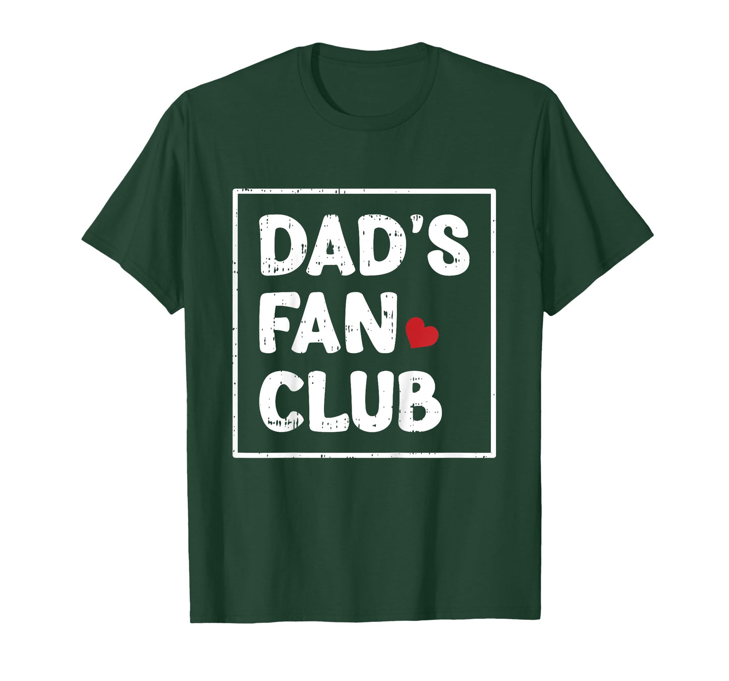 Dads Fan Club Fathers Day Baby Boys Girls Kids Toddlers T-Shirt