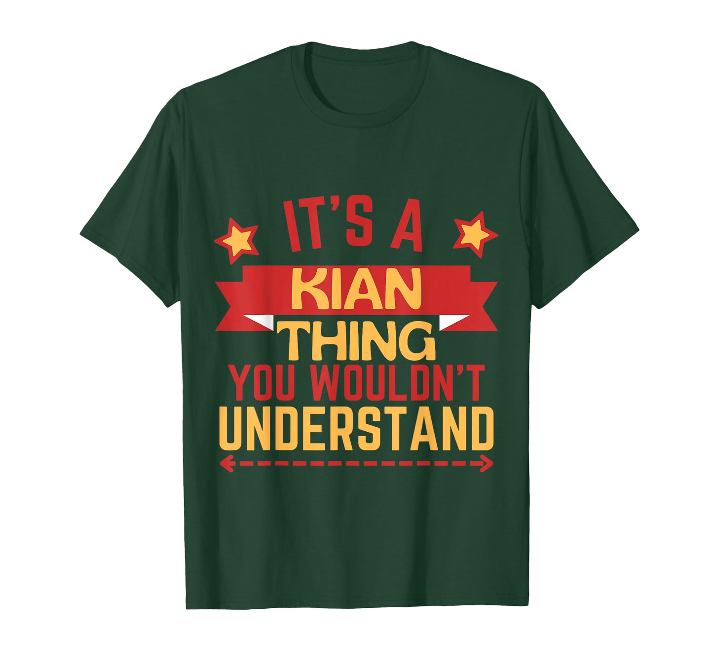 Kian Name Funny Gift For Kian T-Shirt