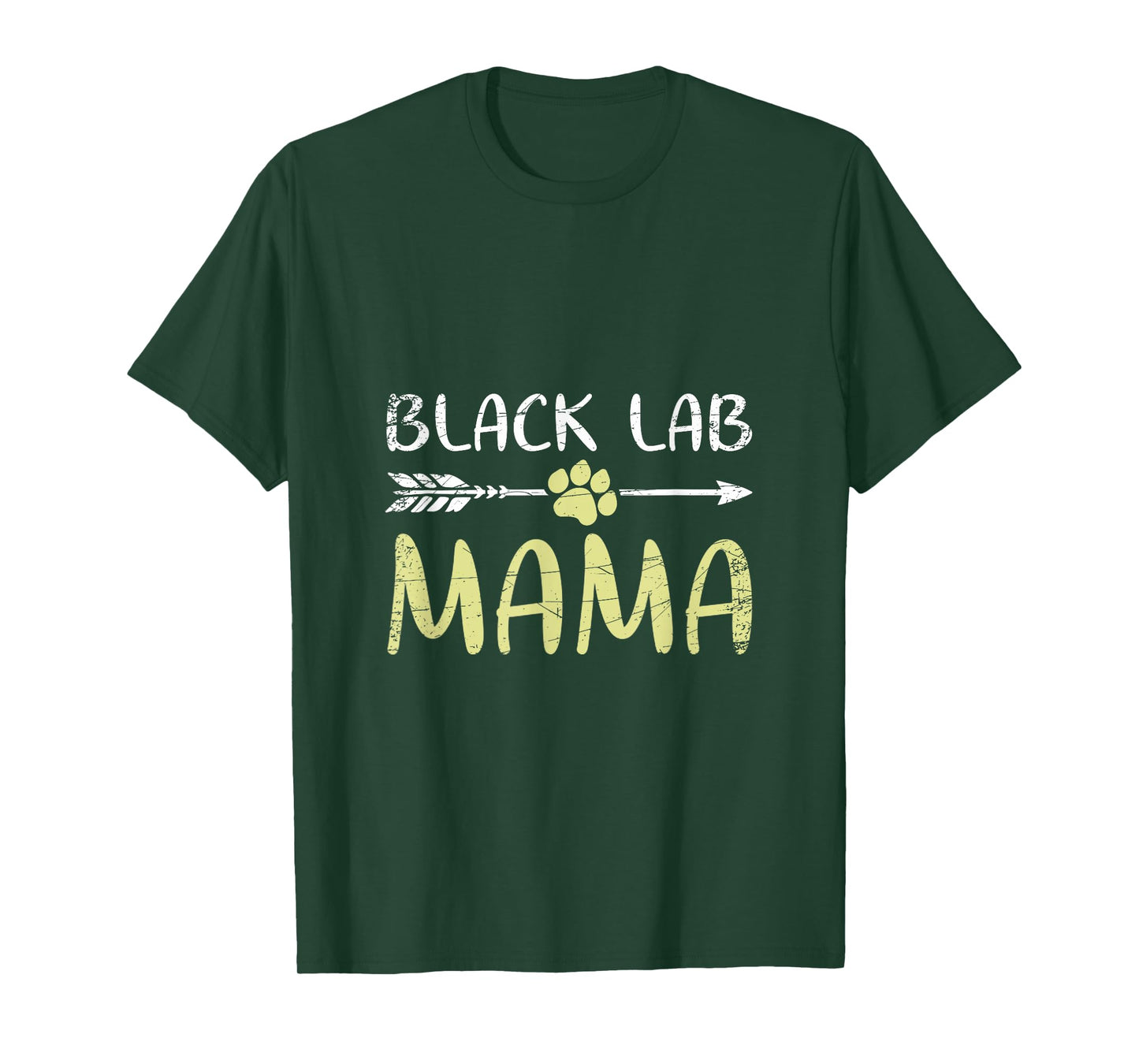 Black Lab Mama Labrador T-Shirt