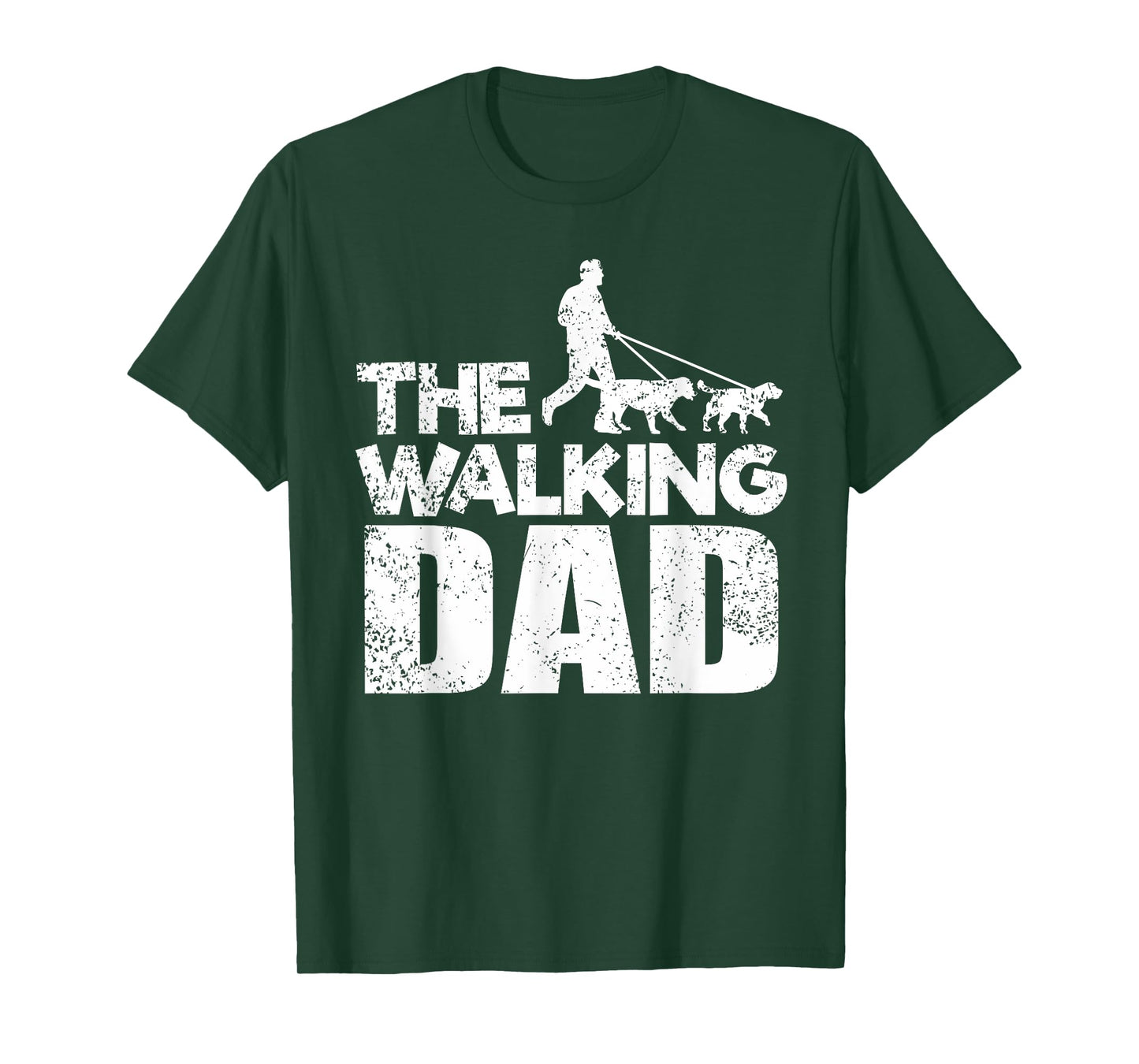 The Walking Dad dog walking - funny dogs T-Shirt for Men
