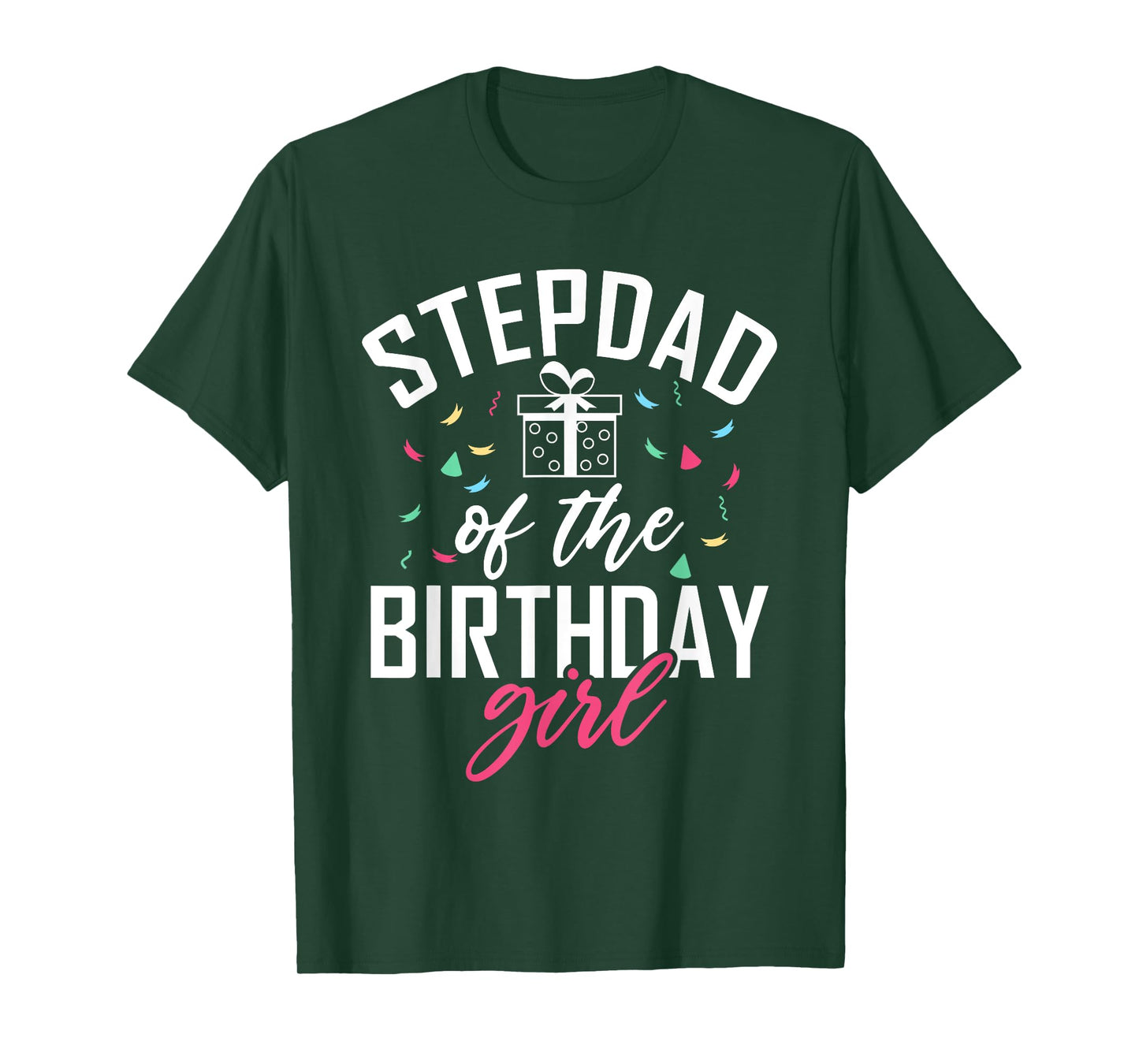 Stepdad of the Birthday Girl Stepdaughter Stepfather T-Shirt