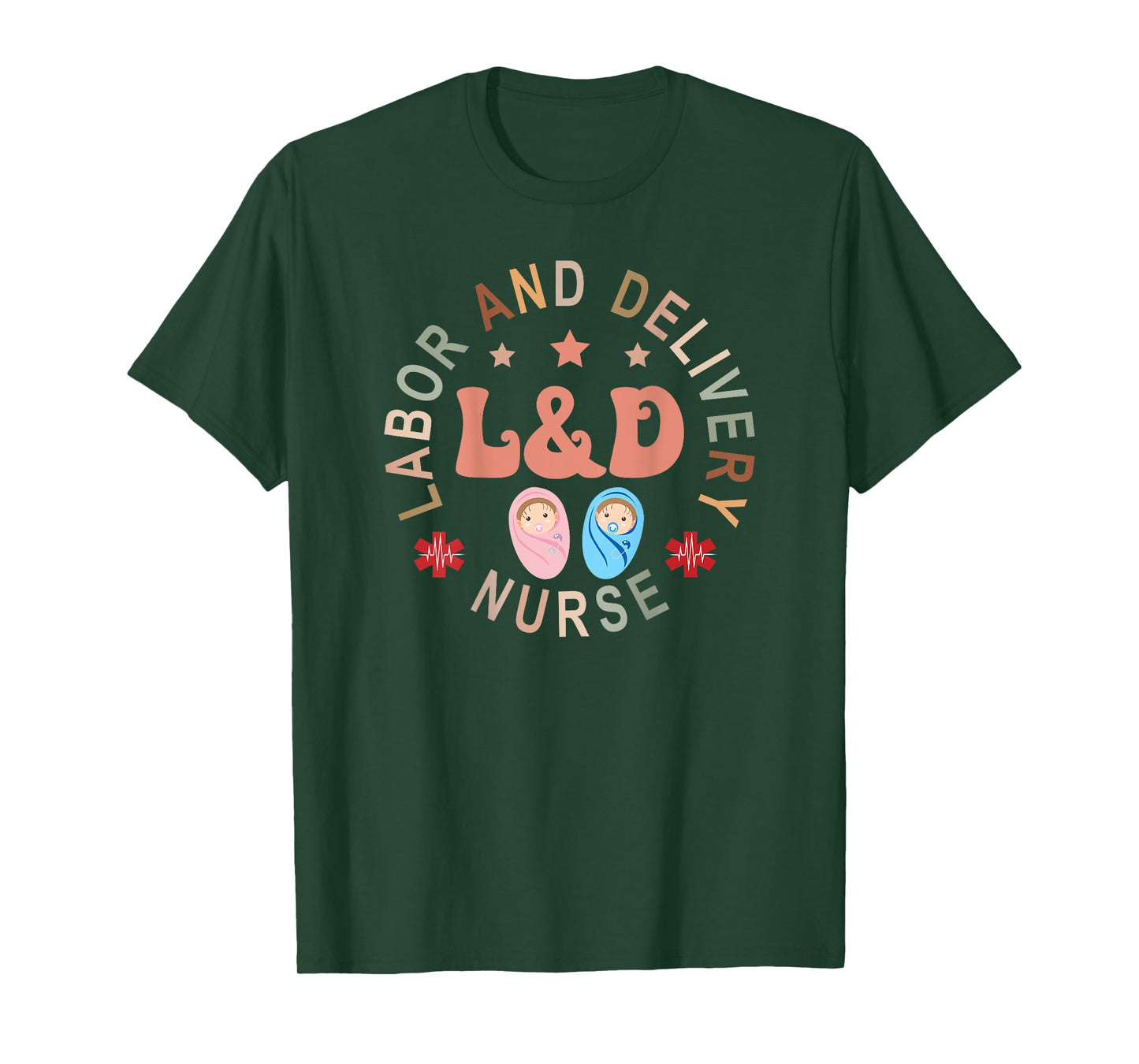 Labor and Delivery Nurse Labor Delivery Nurse LD Nurse Back T-Shirt