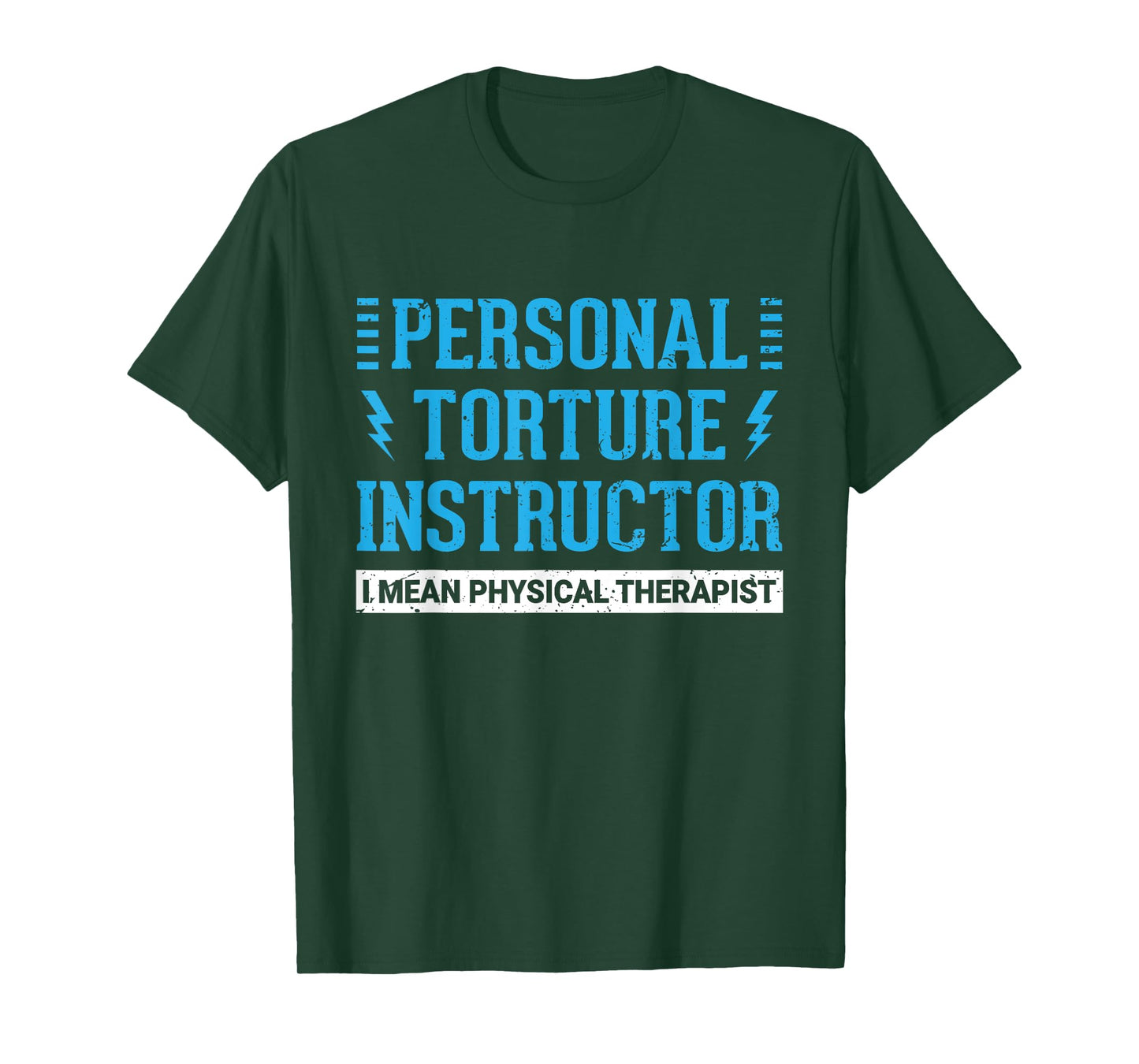 Funny PT Physical Therapist Gift Therapy Month T-Shirt Small