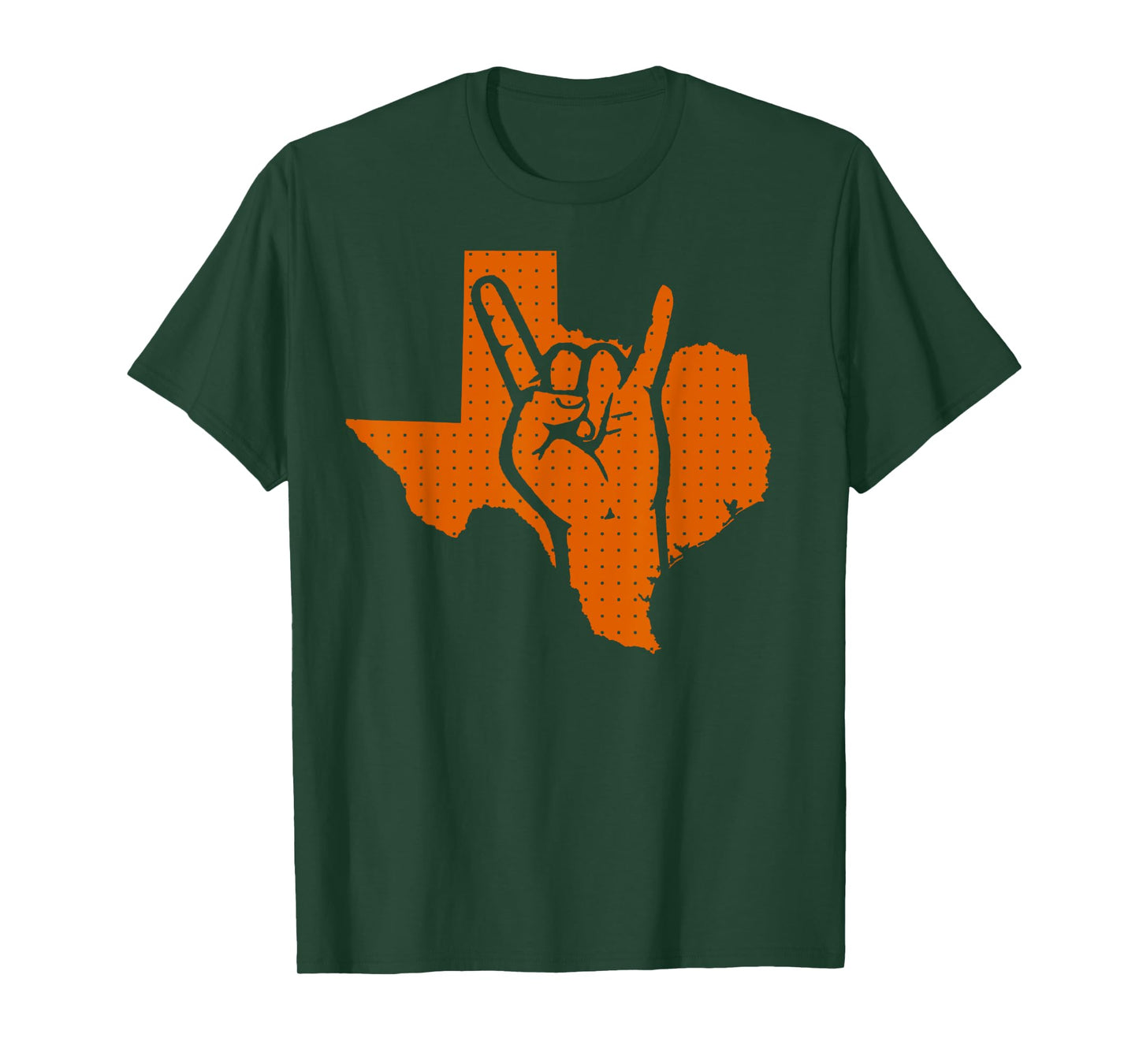 Texas Shirt Women Men Kids Horn Texas State Orange Graphic T-Shirt