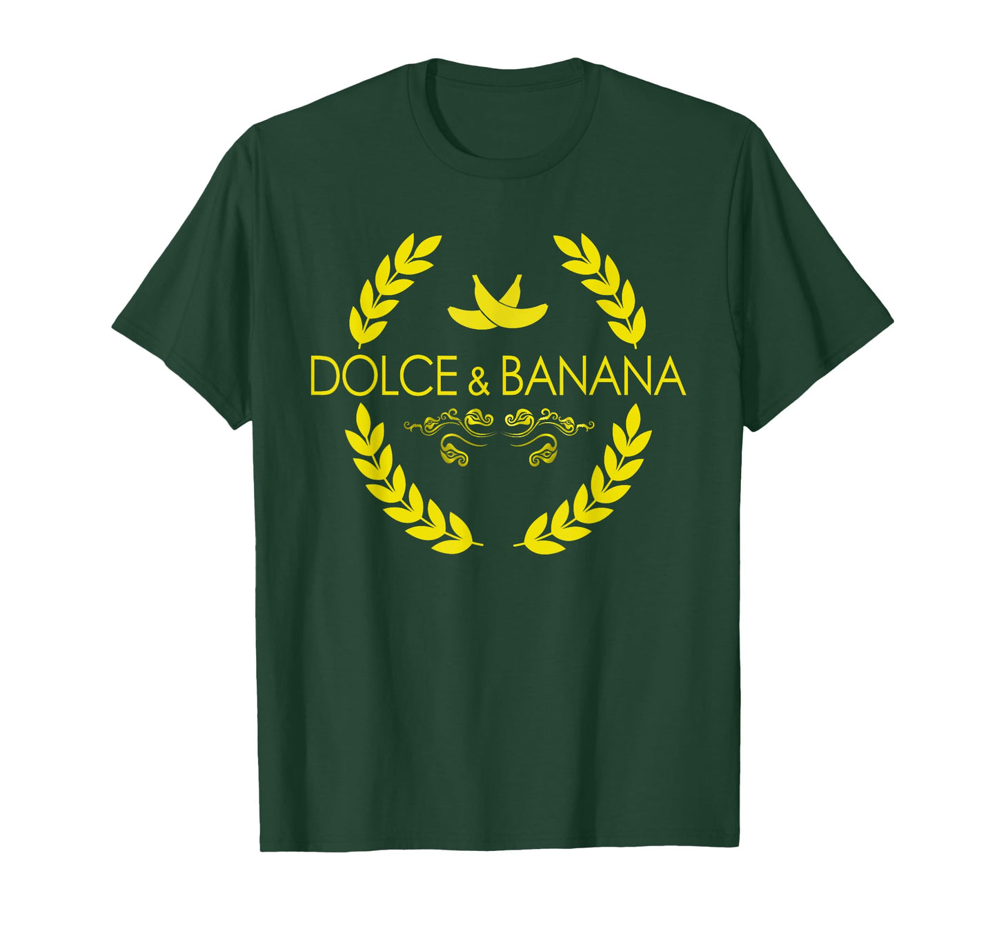 Dolce And Banana Funny Banana Fruit Design T-Shirt