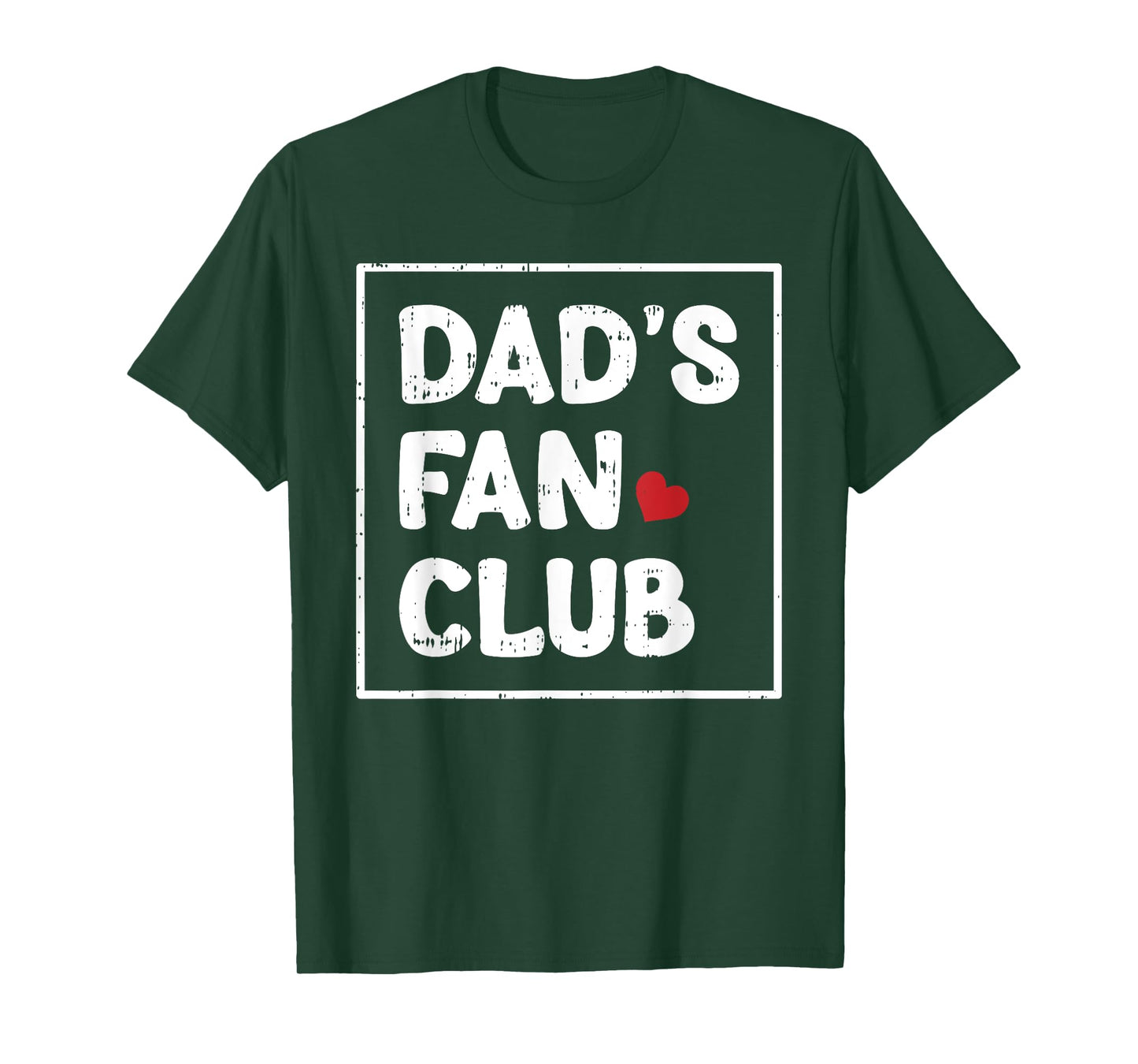 Dads Fan Club Fathers Day Baby Boys Girls Kids Toddlers T-Shirt