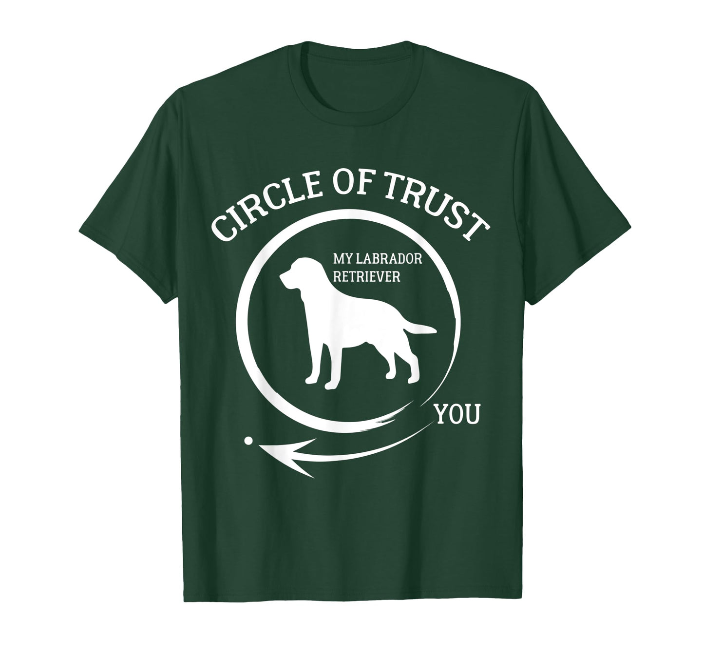 Labrador Retriever Circle Of Trust Men Women Dog T-Shirt T-Shirt