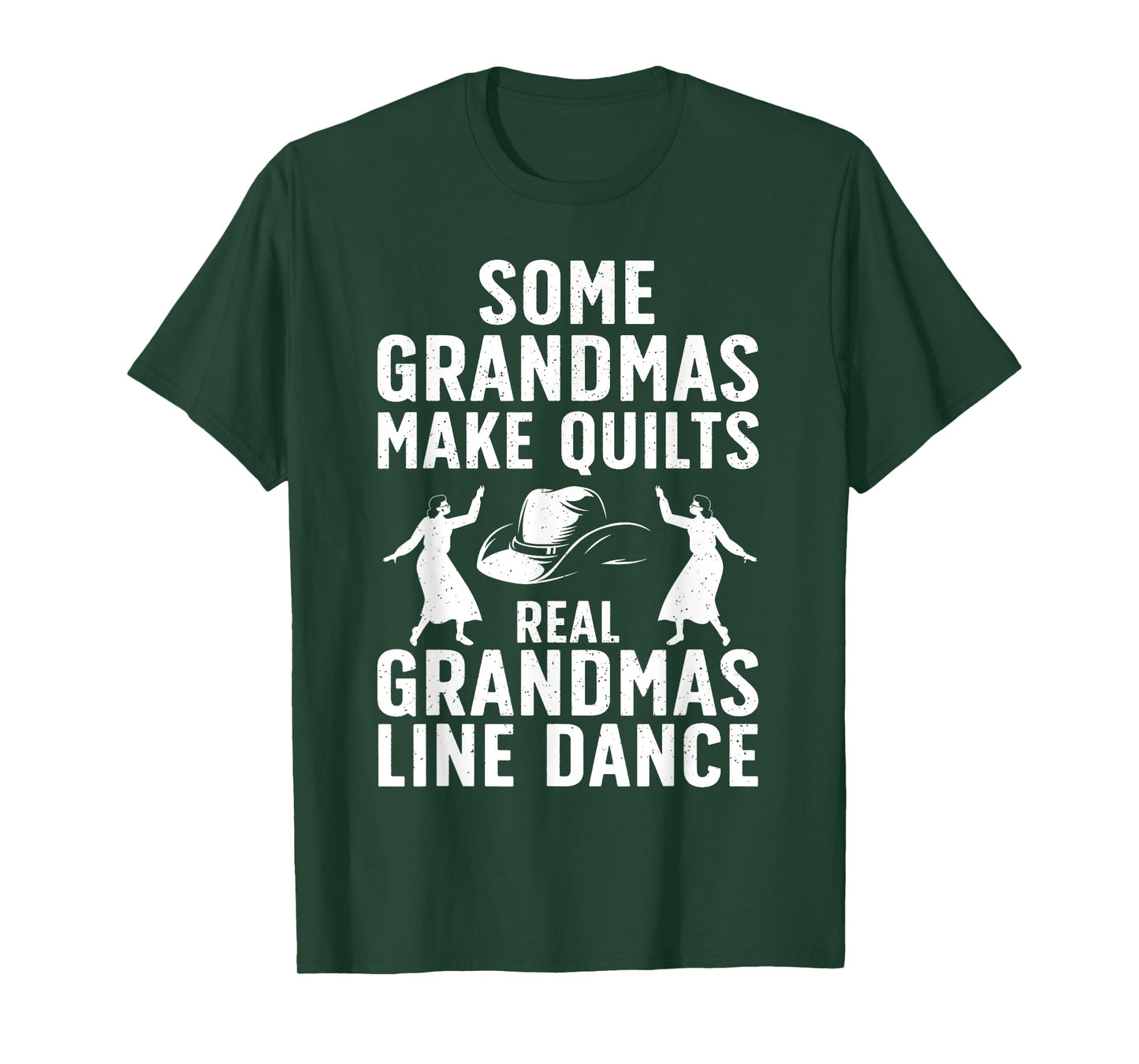 Cool Line Dancing Art For Women Grandma Line Dancer Dancing T-Shirt