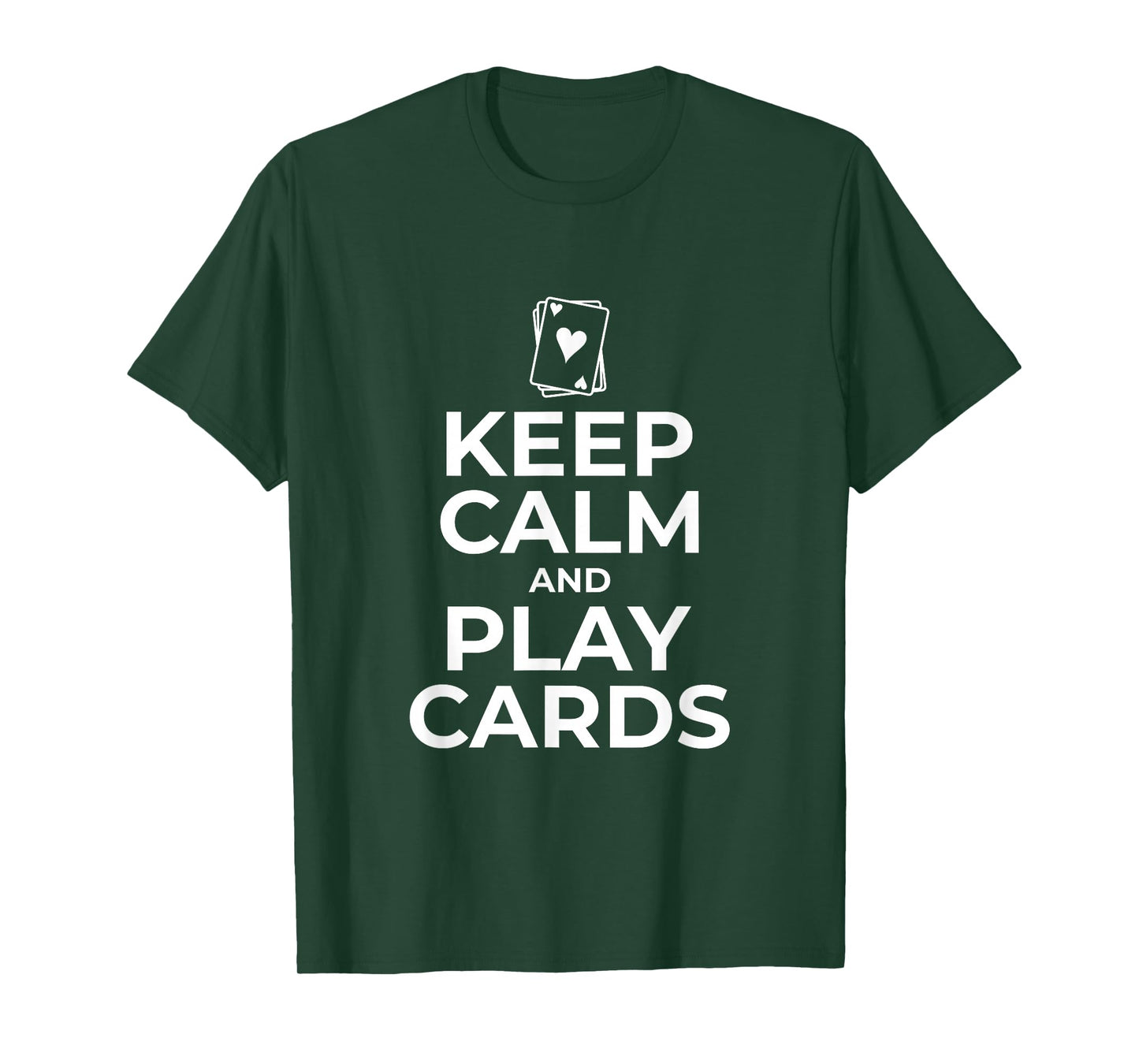 Card Player Playing Player Keep Calm and Play Cards T-Shirt