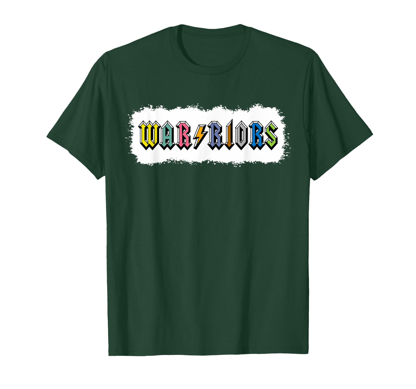 Warriors School Sports Fan Team Spirit T-Shirt