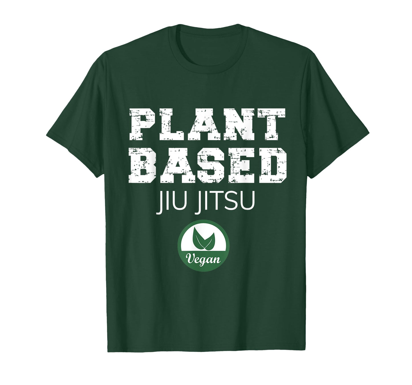 Plant Based Jiu Jitsu Design. Funny Vegan Plant-Based Design T-Shirt