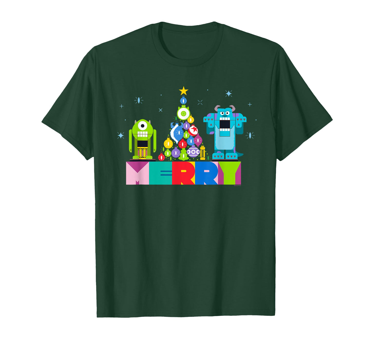 Disney and Pixar’s Monsters, Inc. Christmas Nutcrackers T-Shirt